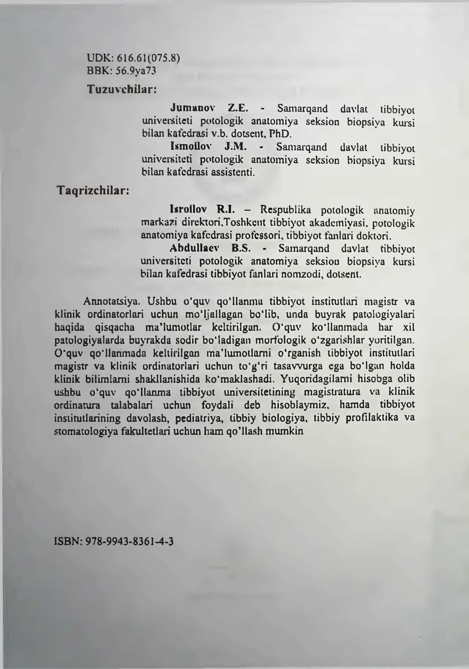 BUYRAK KASALLIKLARI PATOMORFOLOGIYASI 3