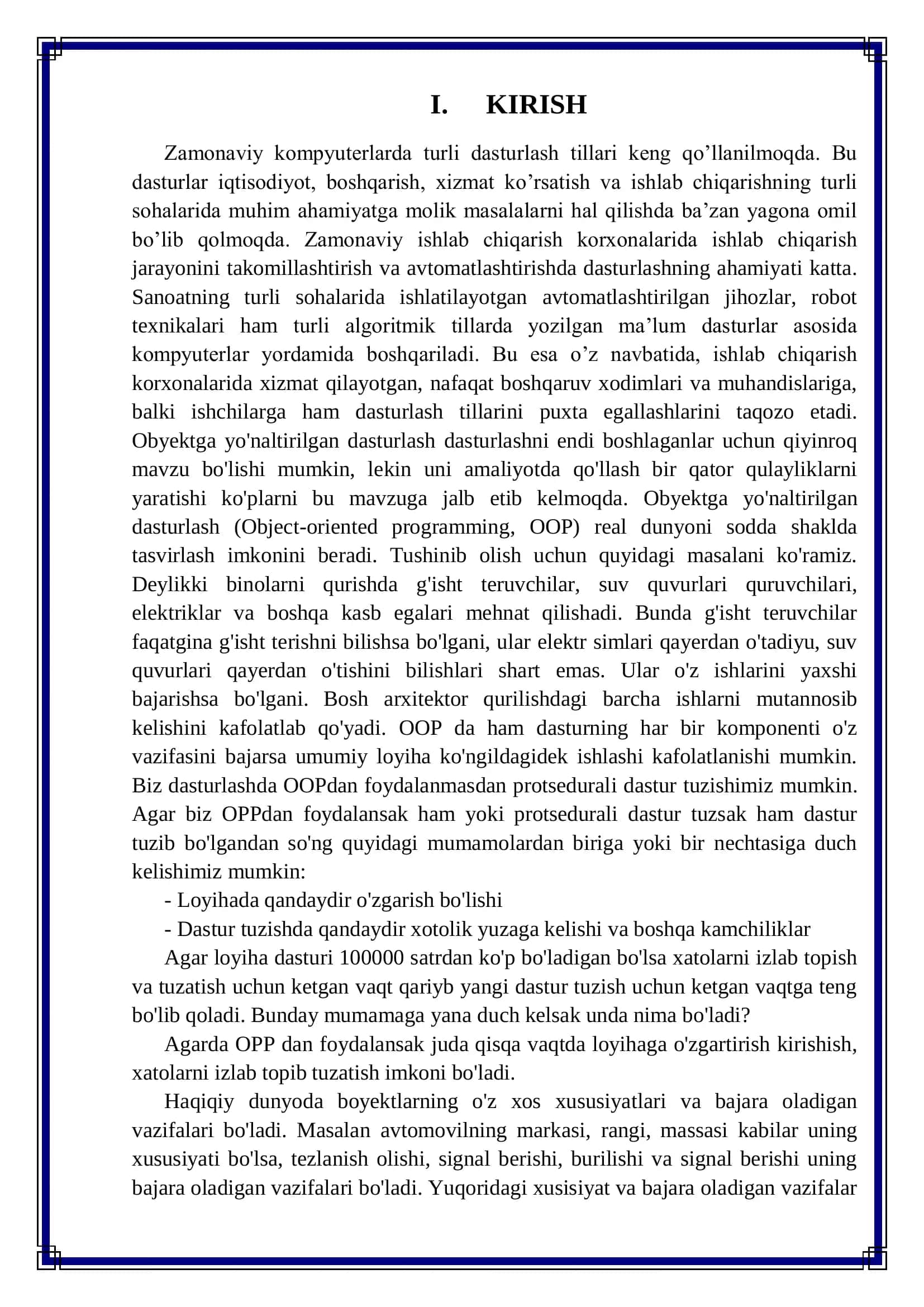 Dastrurilgan dasturlash tillari 3