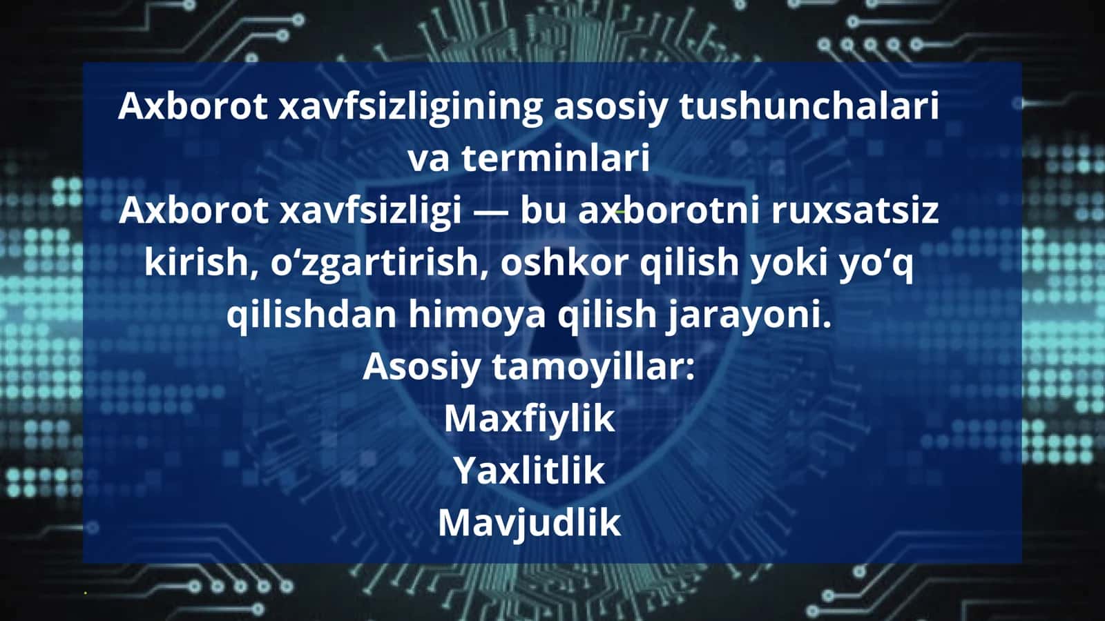 Turizm va raqamli texnologiyalarda axborot xavfsizligi 3