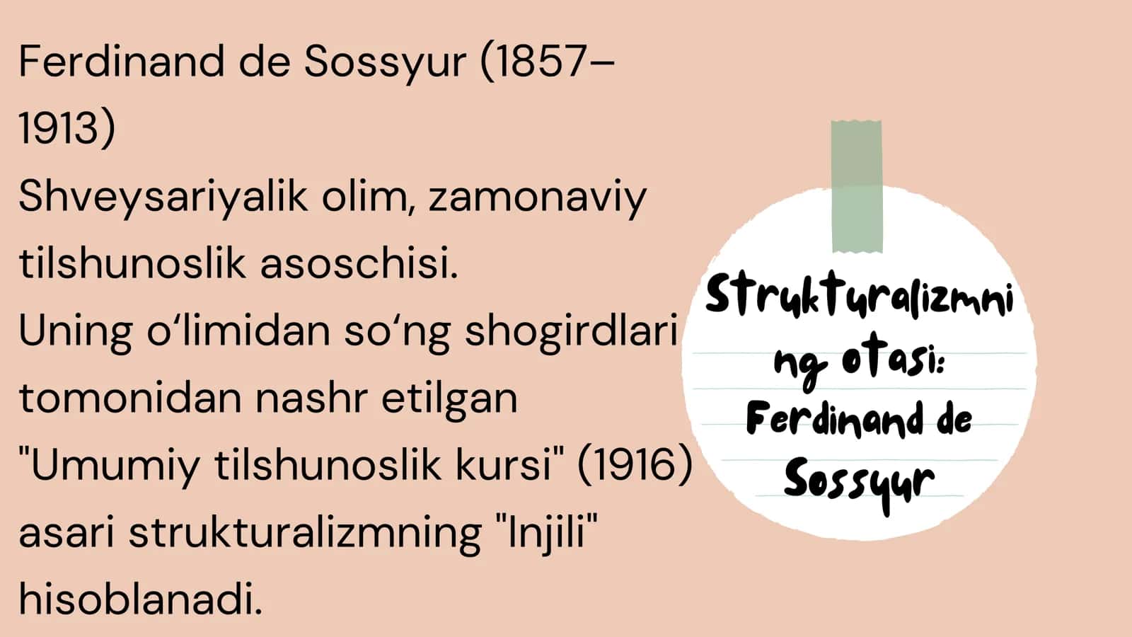 Tilshunoslikda strukturalizm yo‘nalishi: Asosiy tamoyillar va maktablar 3
