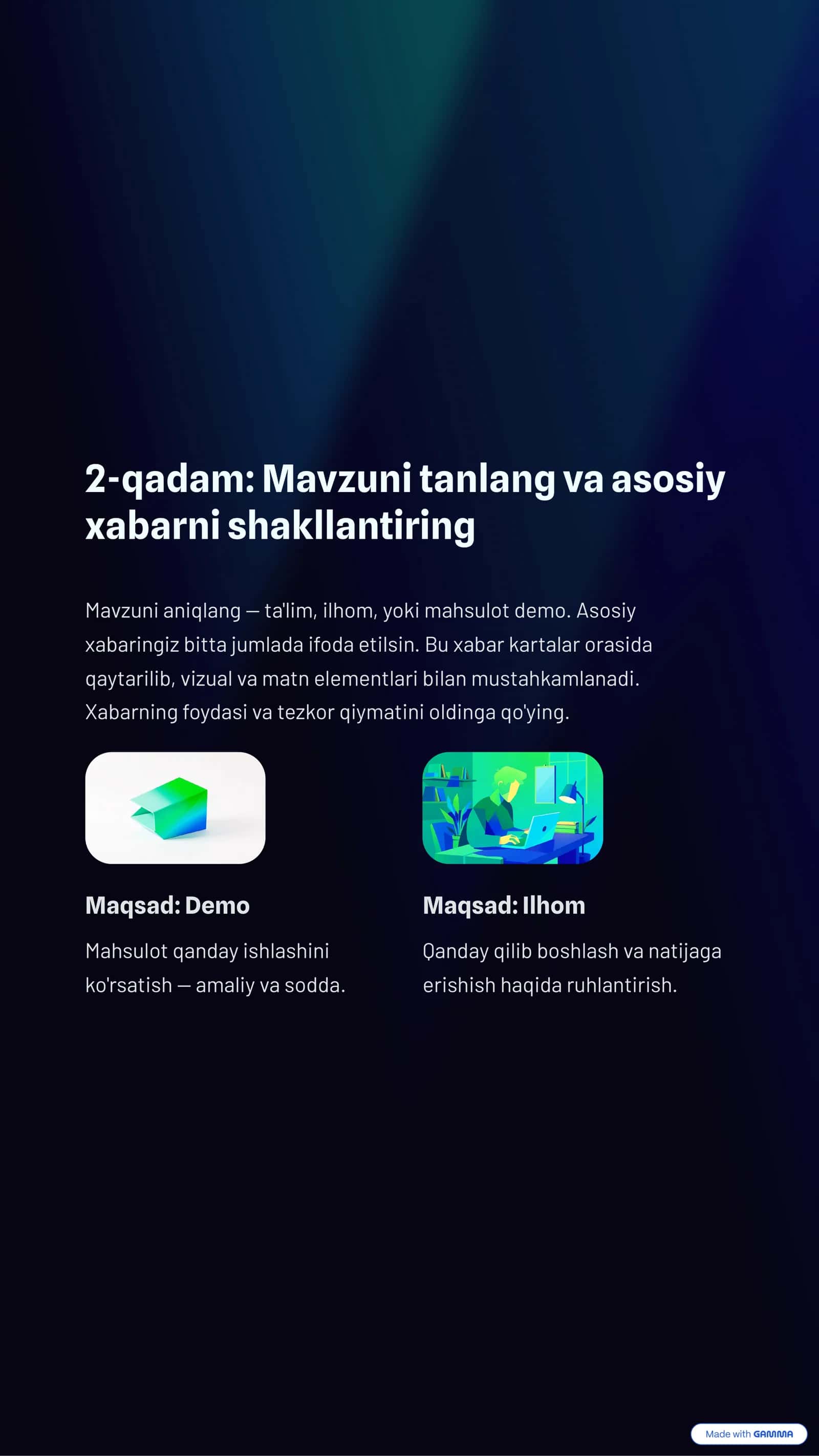 Instagram uchun ssenariy yozish: 10 ta muhim qadam 3