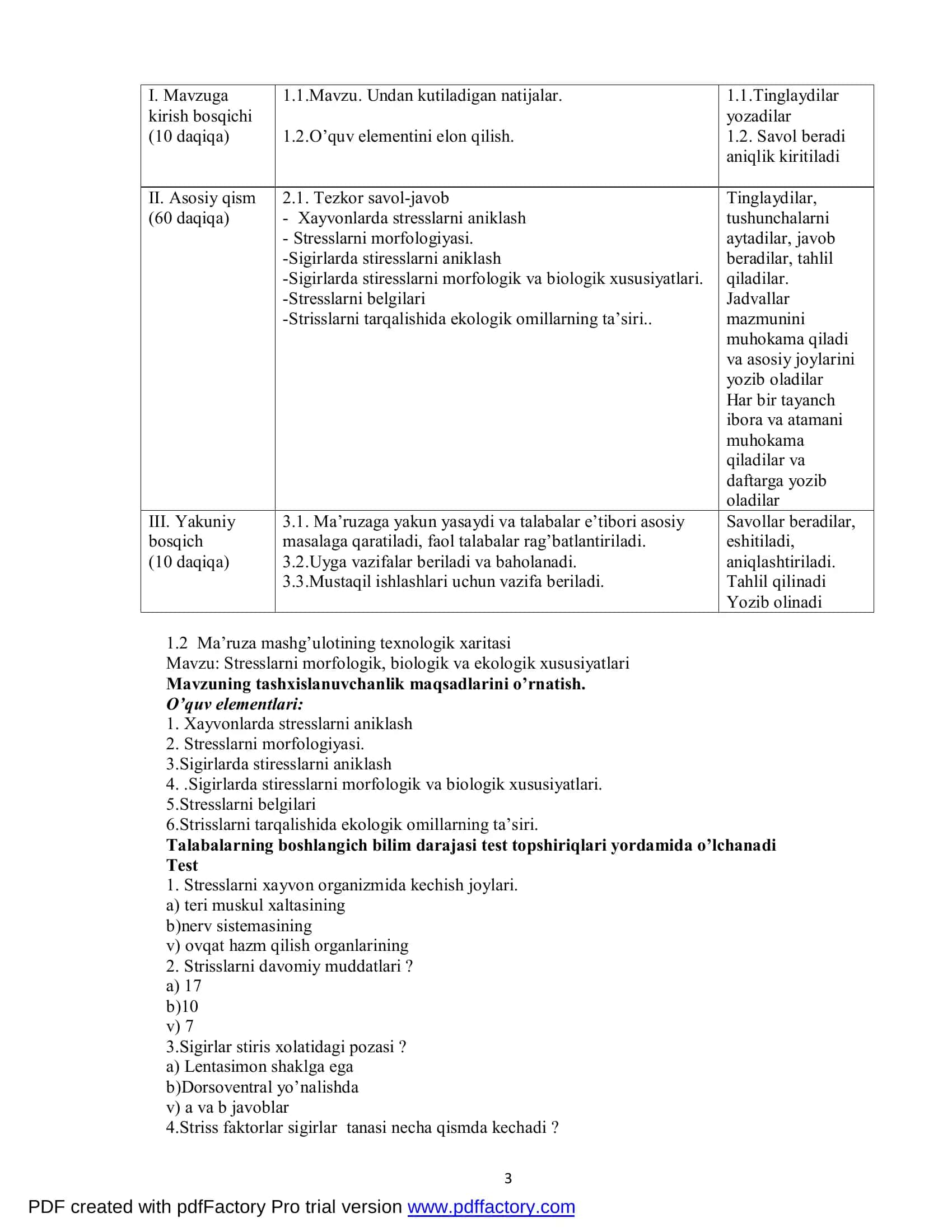 Sigirlarda stresslarni aniklash va ularni oldini olish chora tadbirlari 3