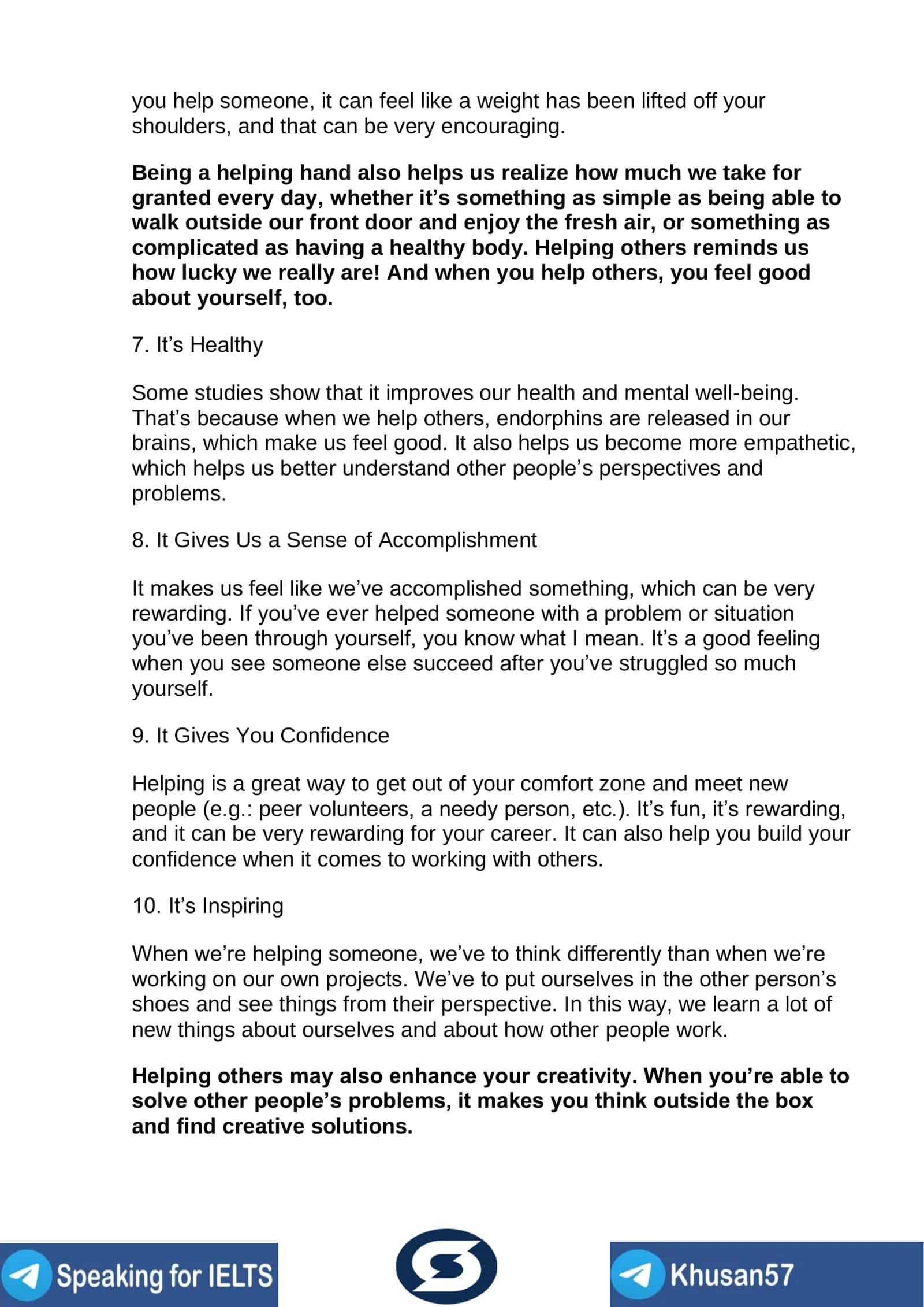 15 Reasons Why It's Important to Help Others 3