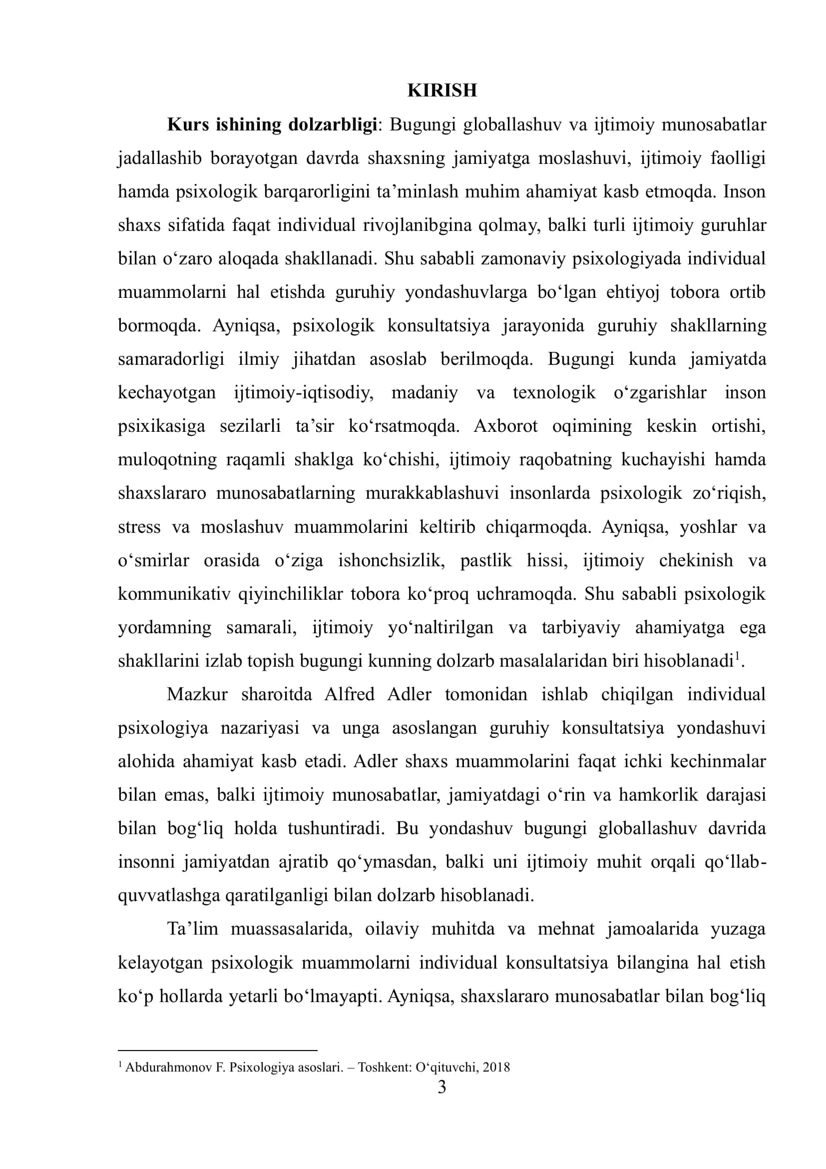 ADLER TALQINIDAGI GURUHIY KONSULTATSIYA 3