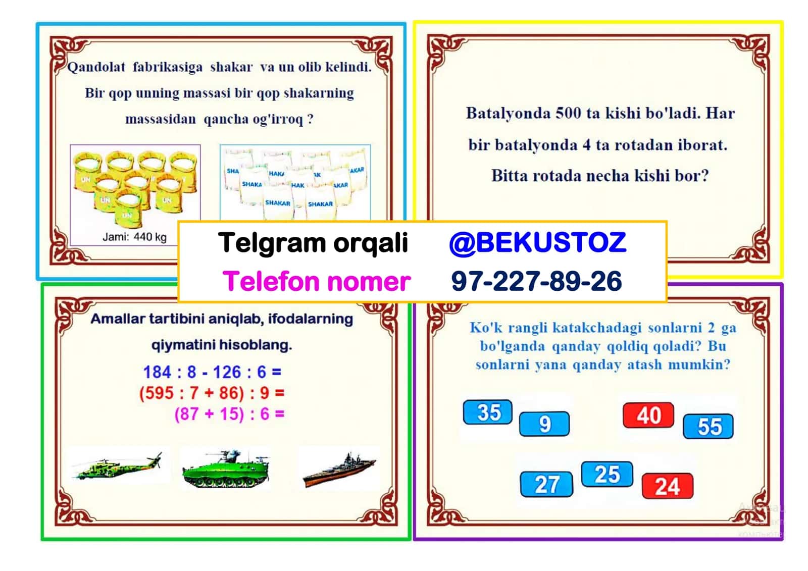 USTOZLAR UCHUN 3