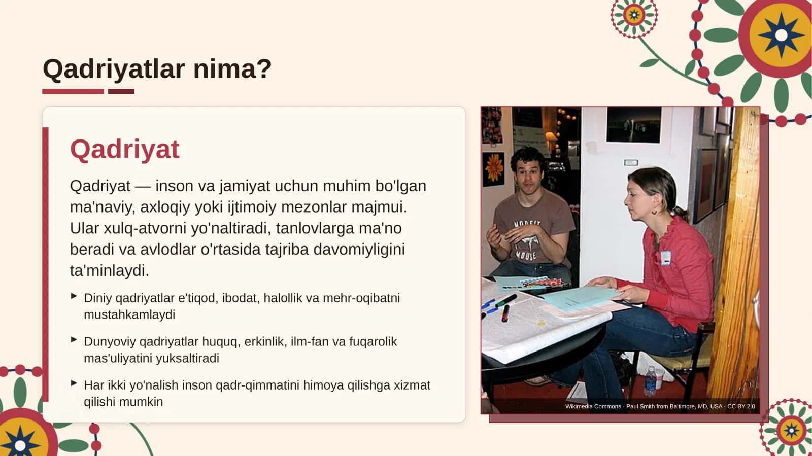 Diniy va dunyoviy qadriyatlarining zamonaviy jamiyatdagi o'zaro munosabatlari 3