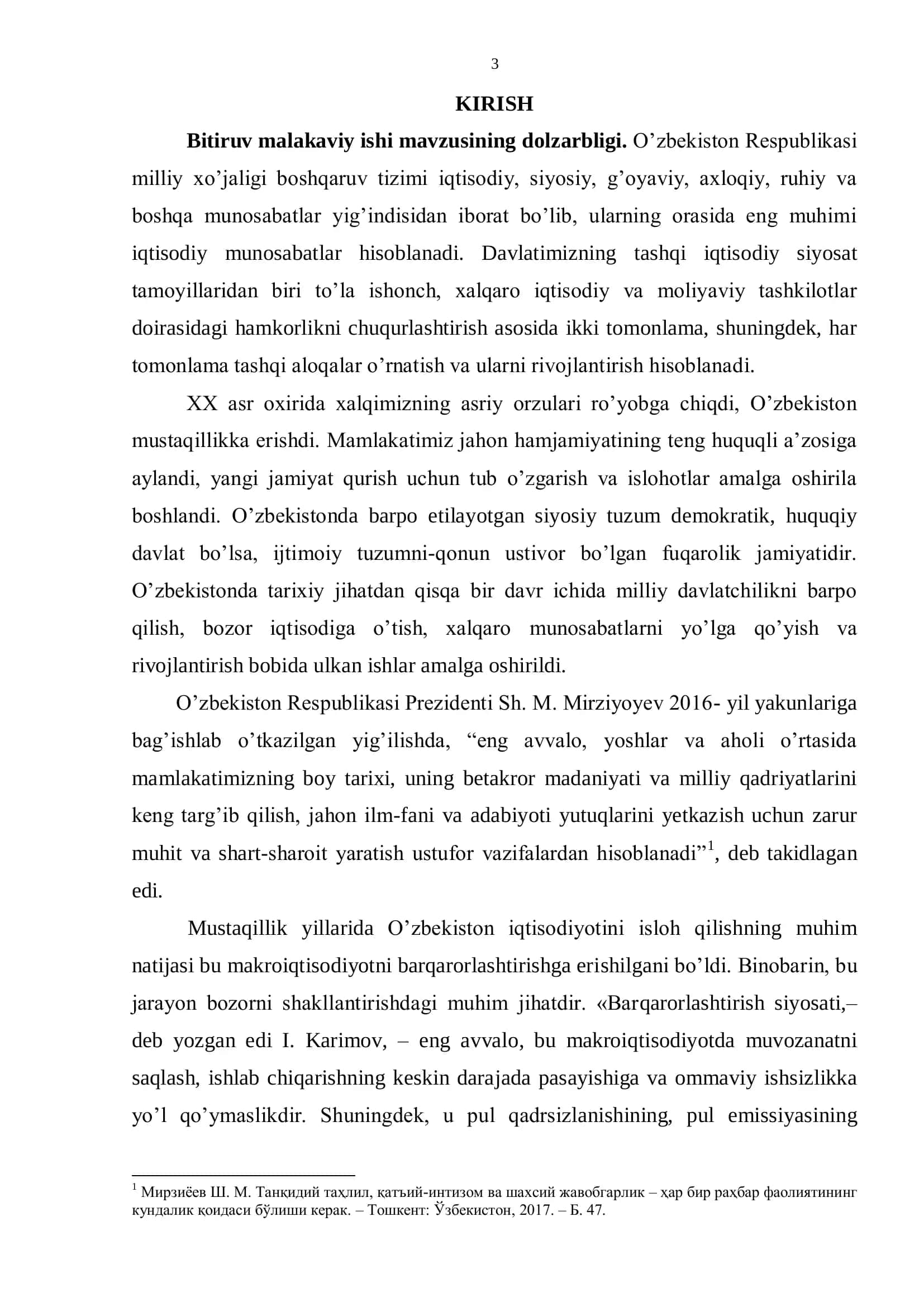 XX asrda O‟zbekistonda geologiya fani: shakllanishi, rivojlanish jarayonlari va muammolari 3