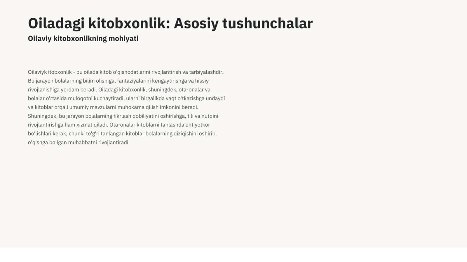 Oiladagi kitobxonlik psixologiyasi va uning ahamiyati 3