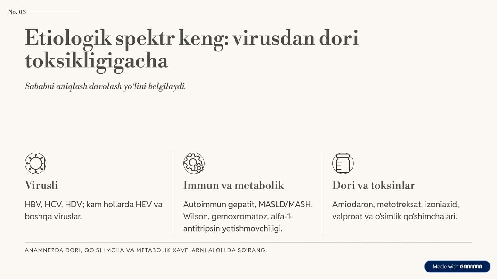 Surunkali gepatitlar - Yagona klinik algoritm 3