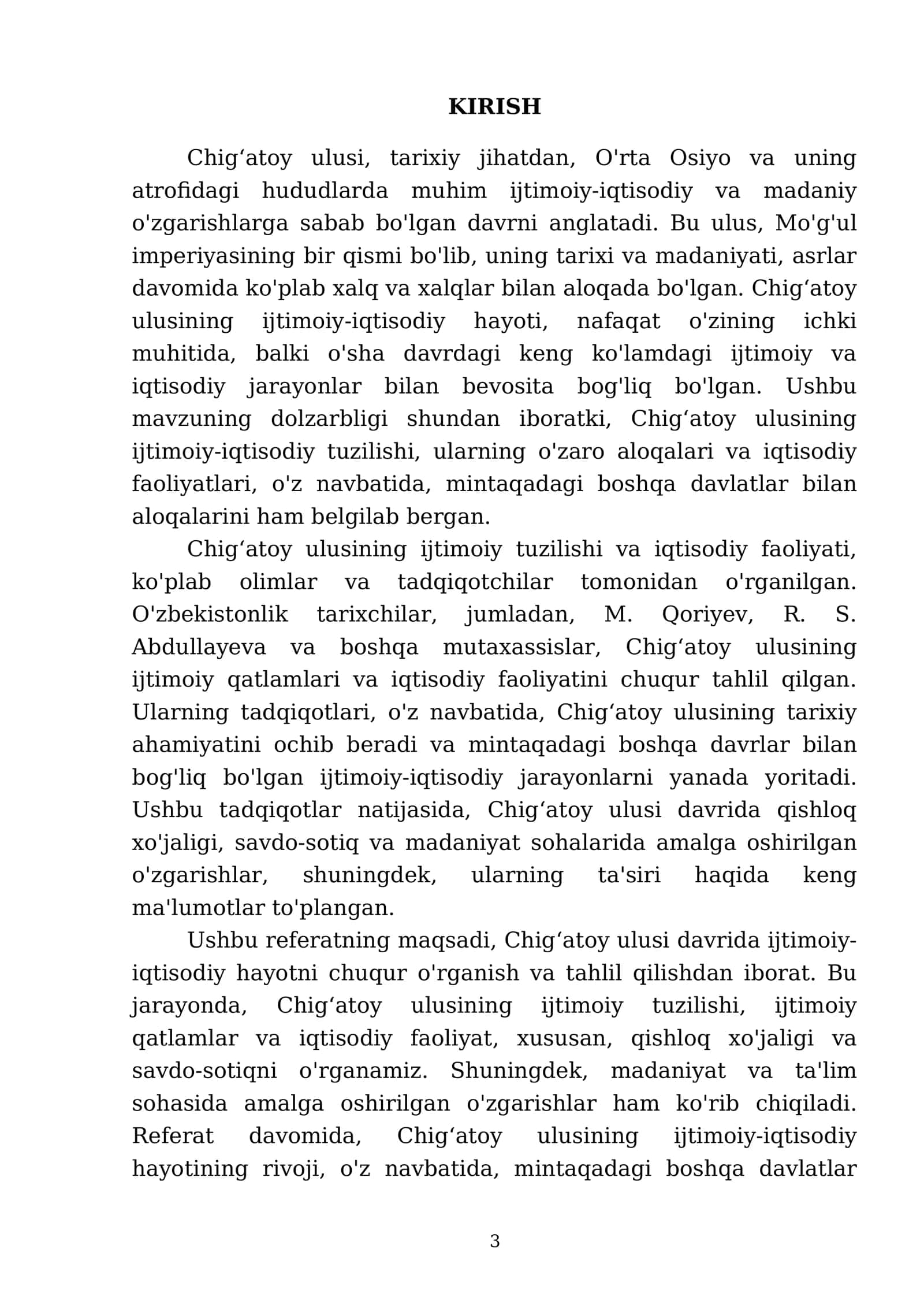 Chigʻatoy ulusi davrida ijtimoiy- iqtisodiy hayot 3