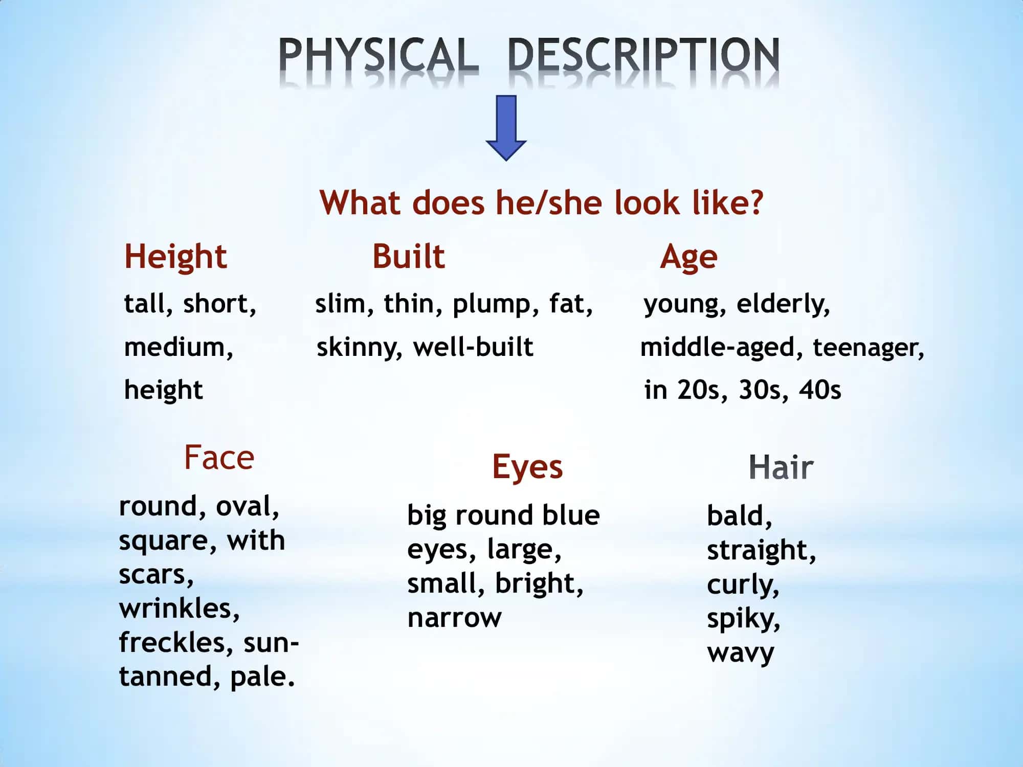 PHYSICAL DESCRIPTION 3