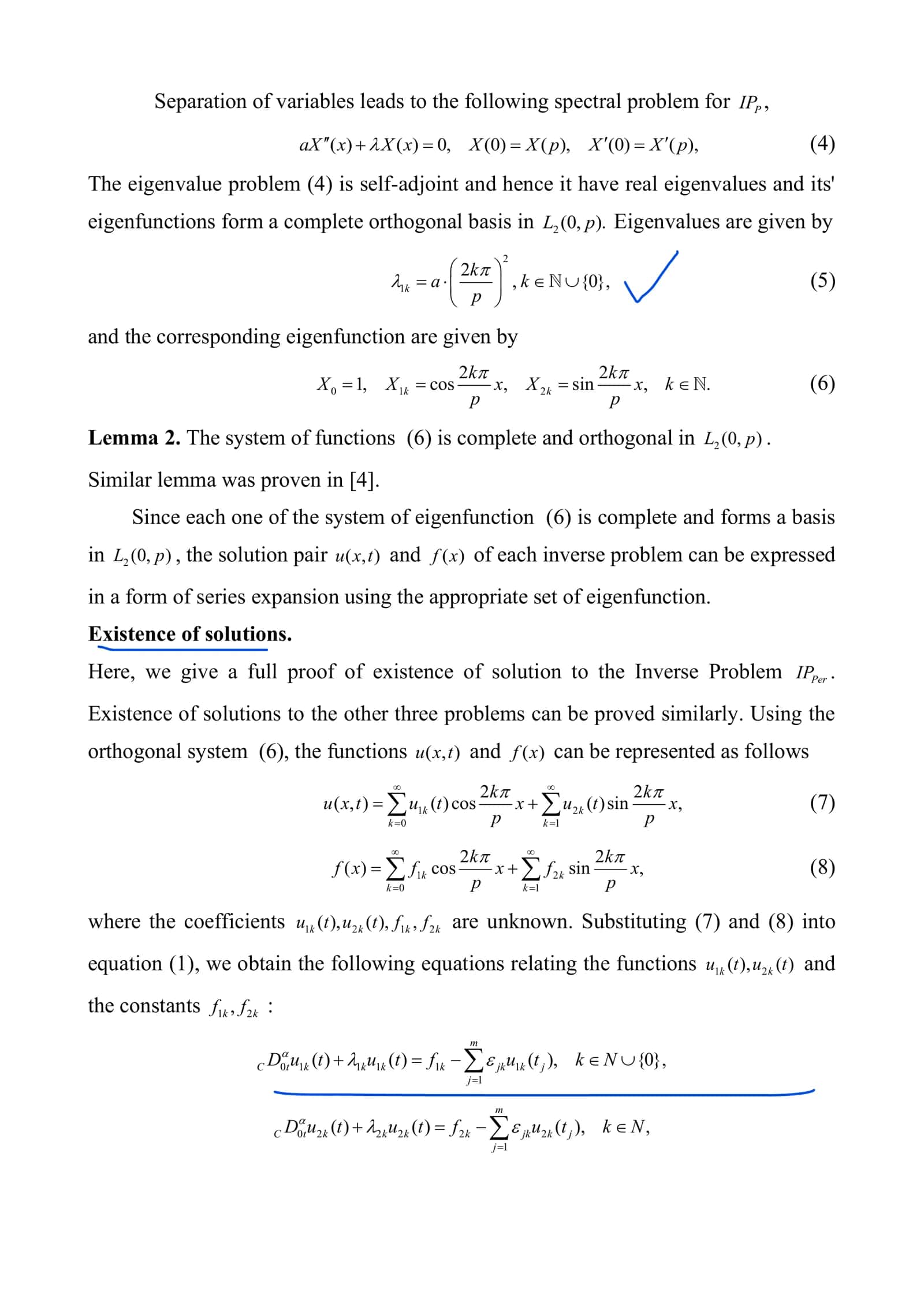 On an Inverse Problem For A Loaded Fractional Order Diffusion Equation 3