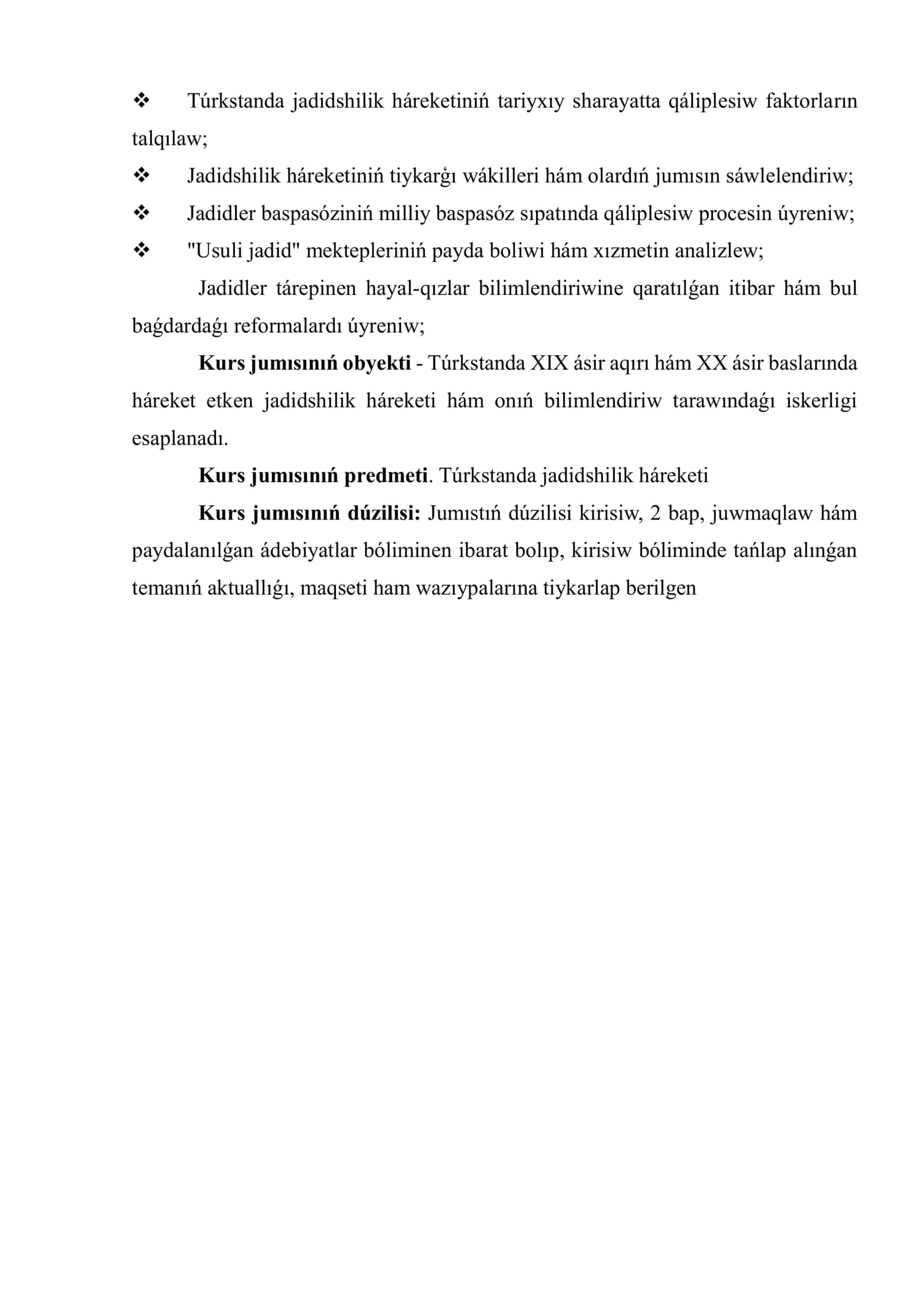 TÚRKSTANDA JADIDSHILIK HÁREKETINIŃ QÁLIPLESIWI HÁM RAWAJLANIW FAKTORLARI 3