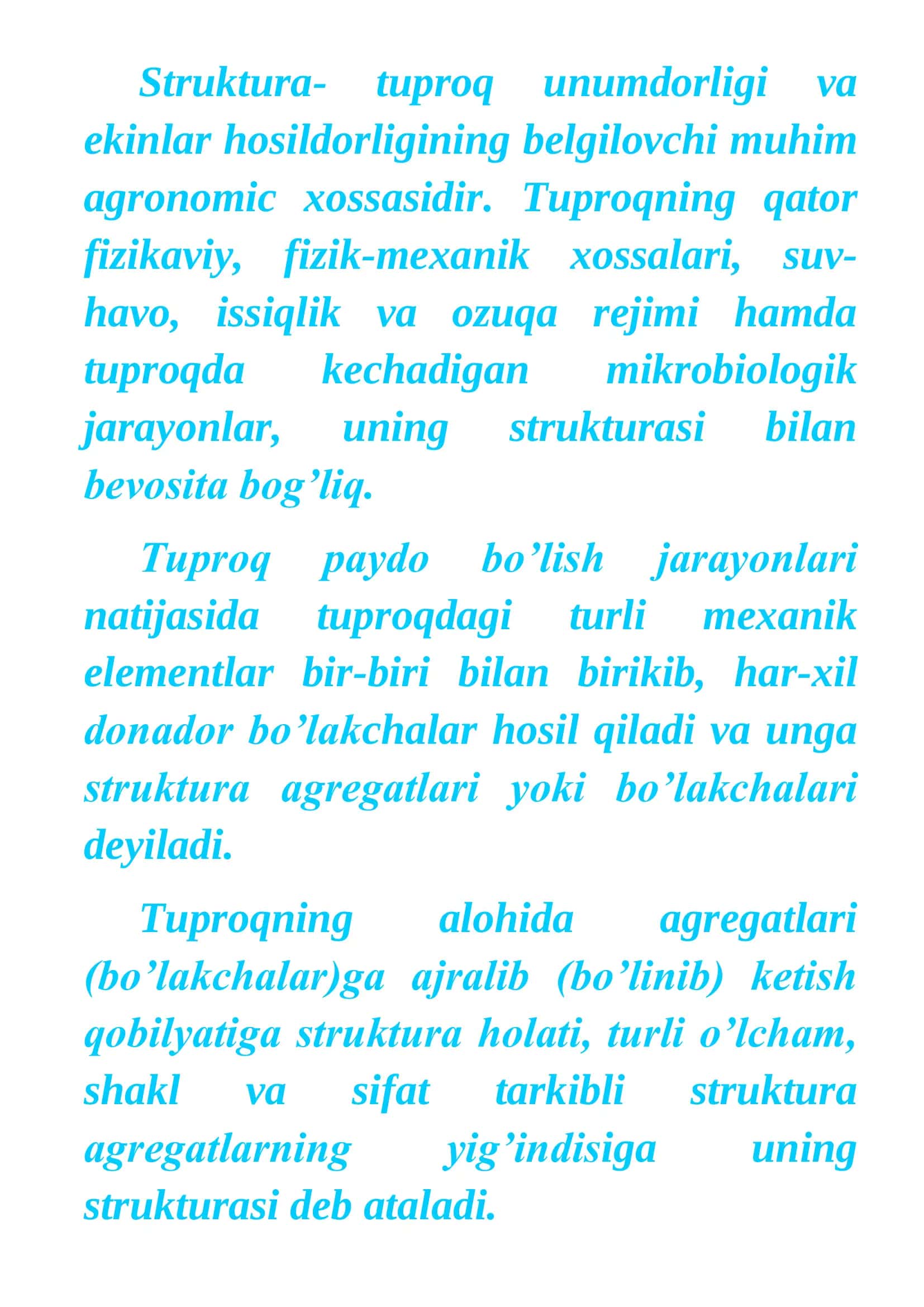Tuproq strukturasini yaxshilash va mustahkamlash 3