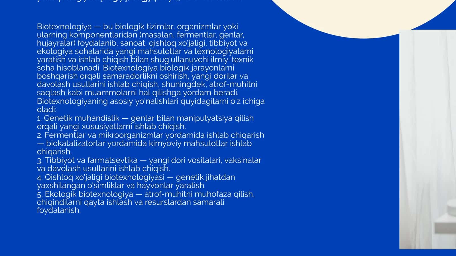 Biotexnologiyaning Qishloqho'jaligida ahamiyati 3