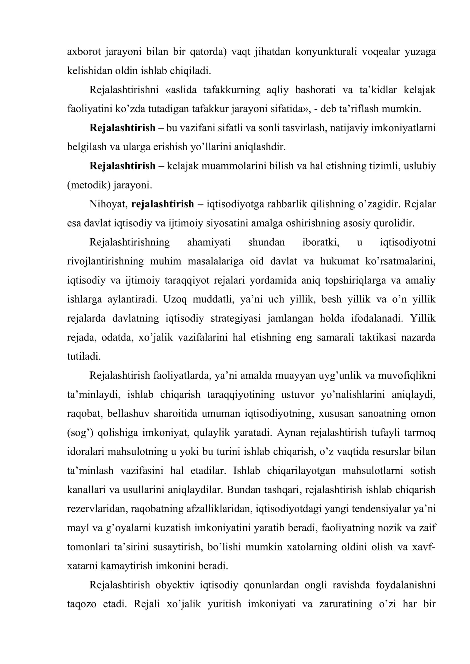 Sanoat ishlab chiqarishini rejalashtirish va prognozlash 3