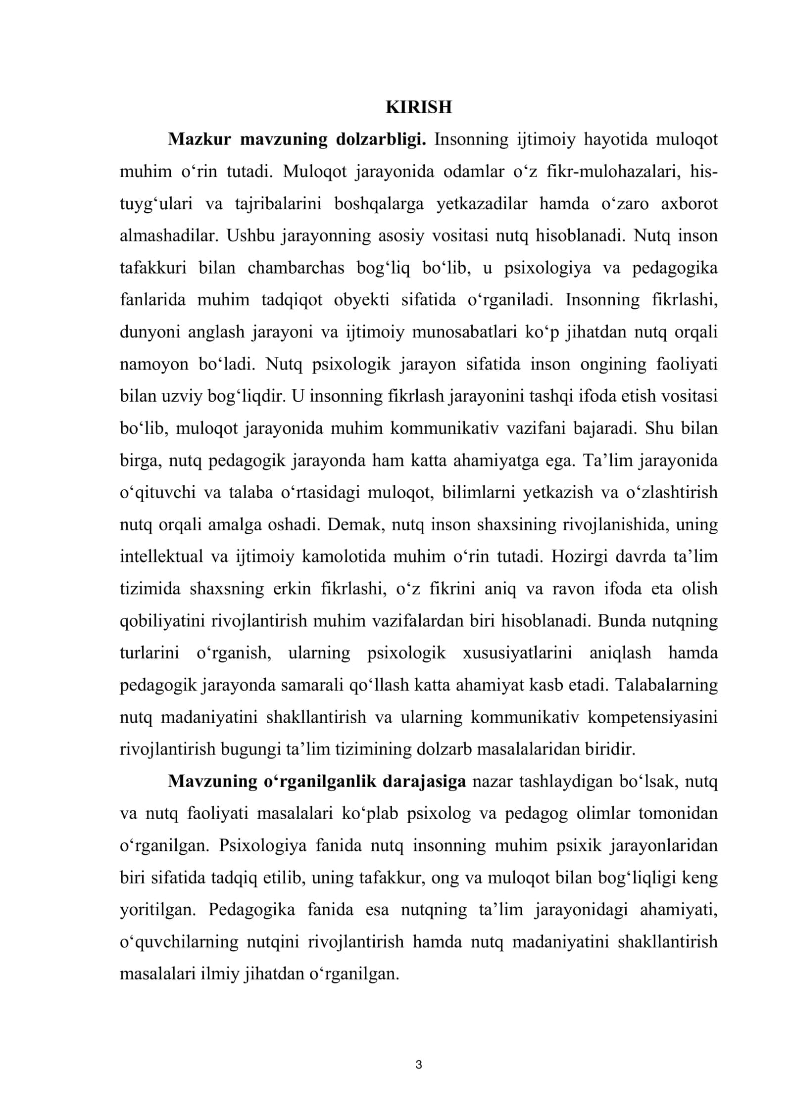 NUTQNING TURLARI 3