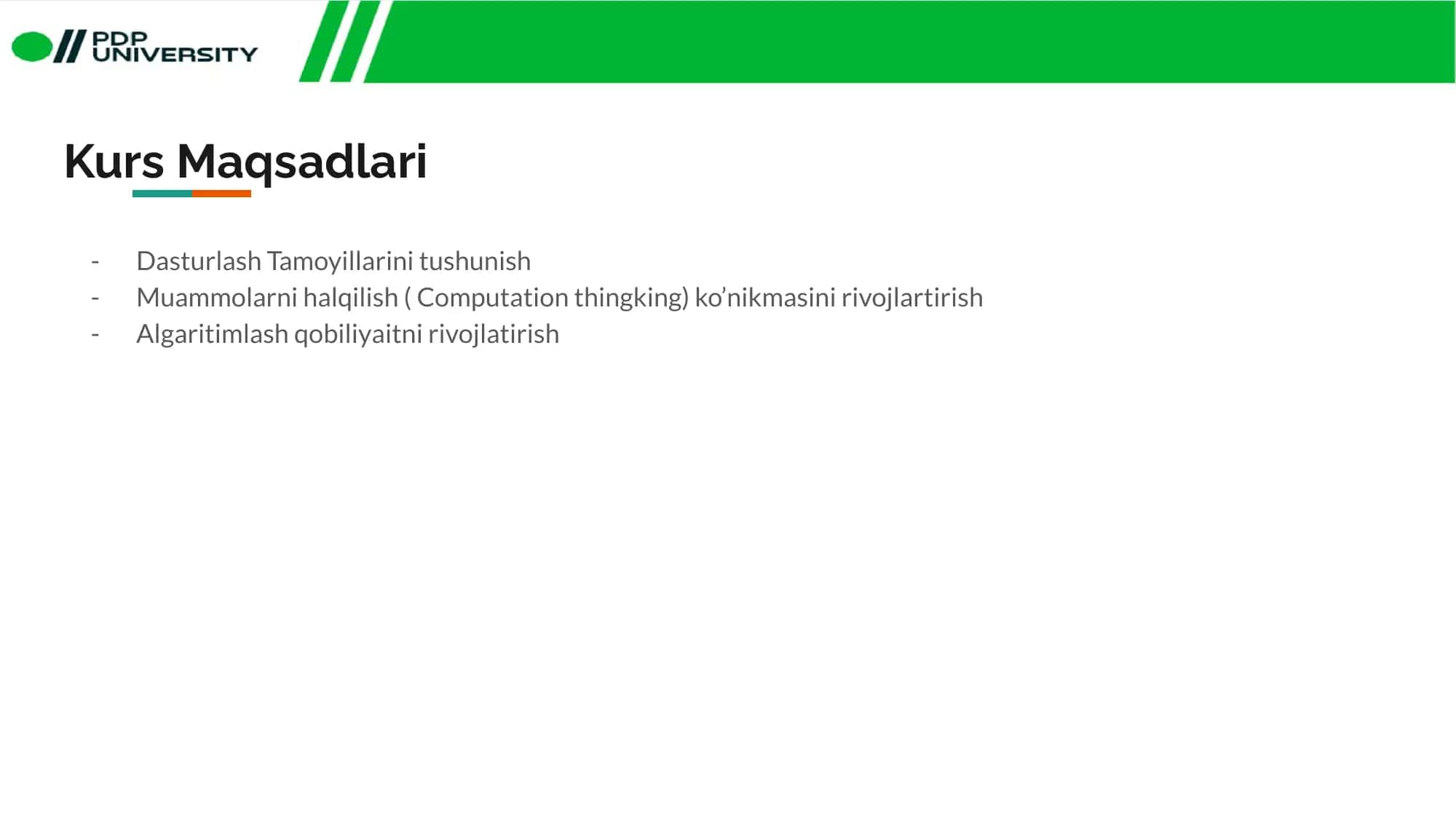 Python dasturlash tili kursi 3