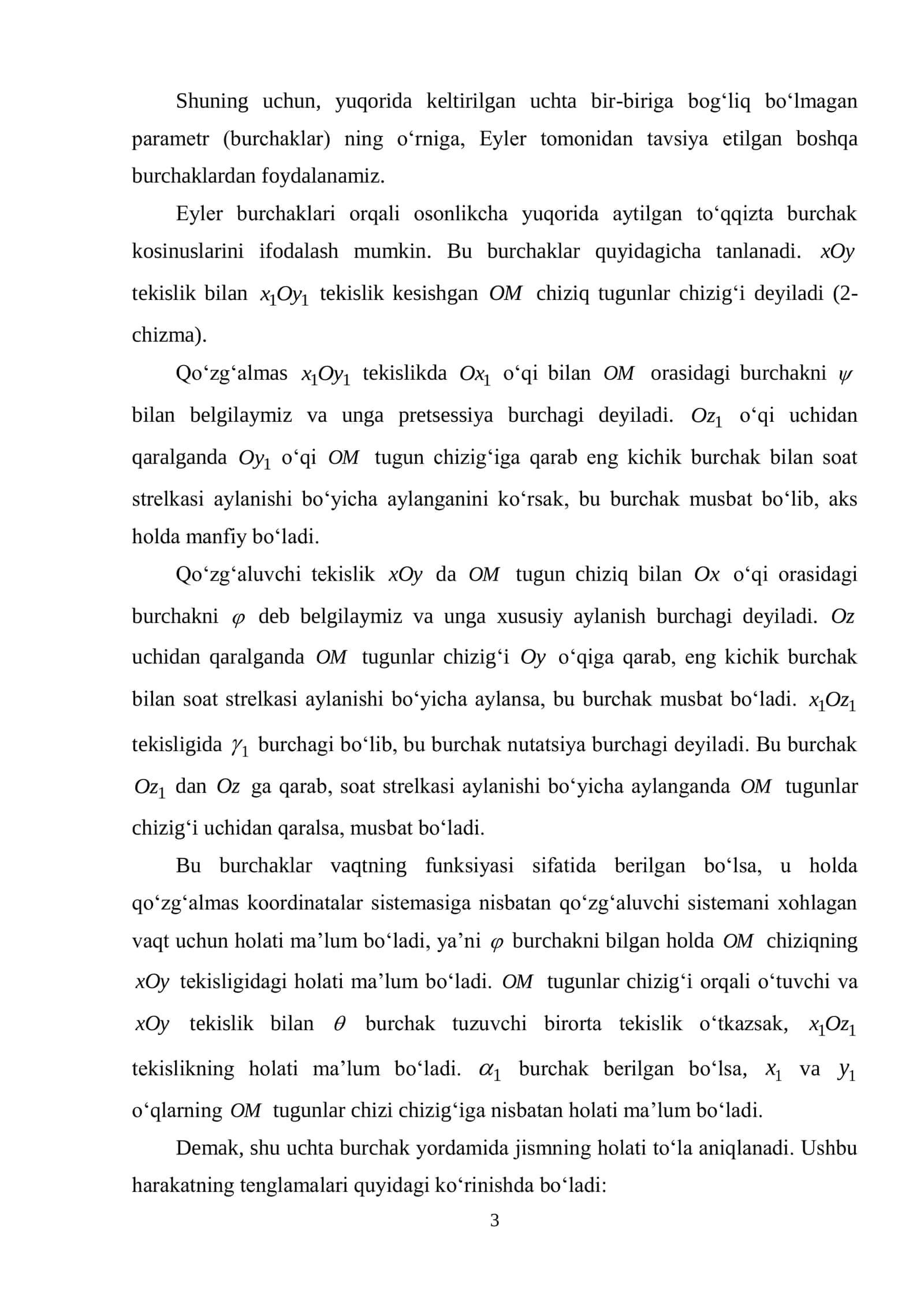 QATTIQ JISMNING QO‘ZG‘ALMAS NUQTA ATROFIDAGI HARAKATI 3