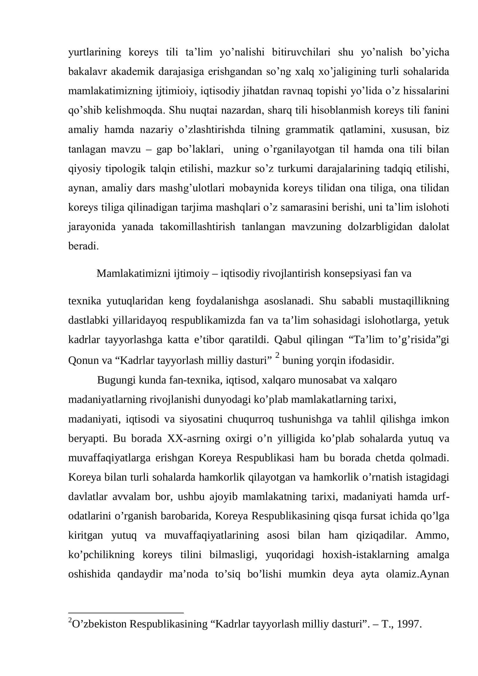 O‘zbek va koreys tillarida hurmat kategoriyasining lingvistik va ekstralingvistik xususiyatlarini tahlil qilish 3