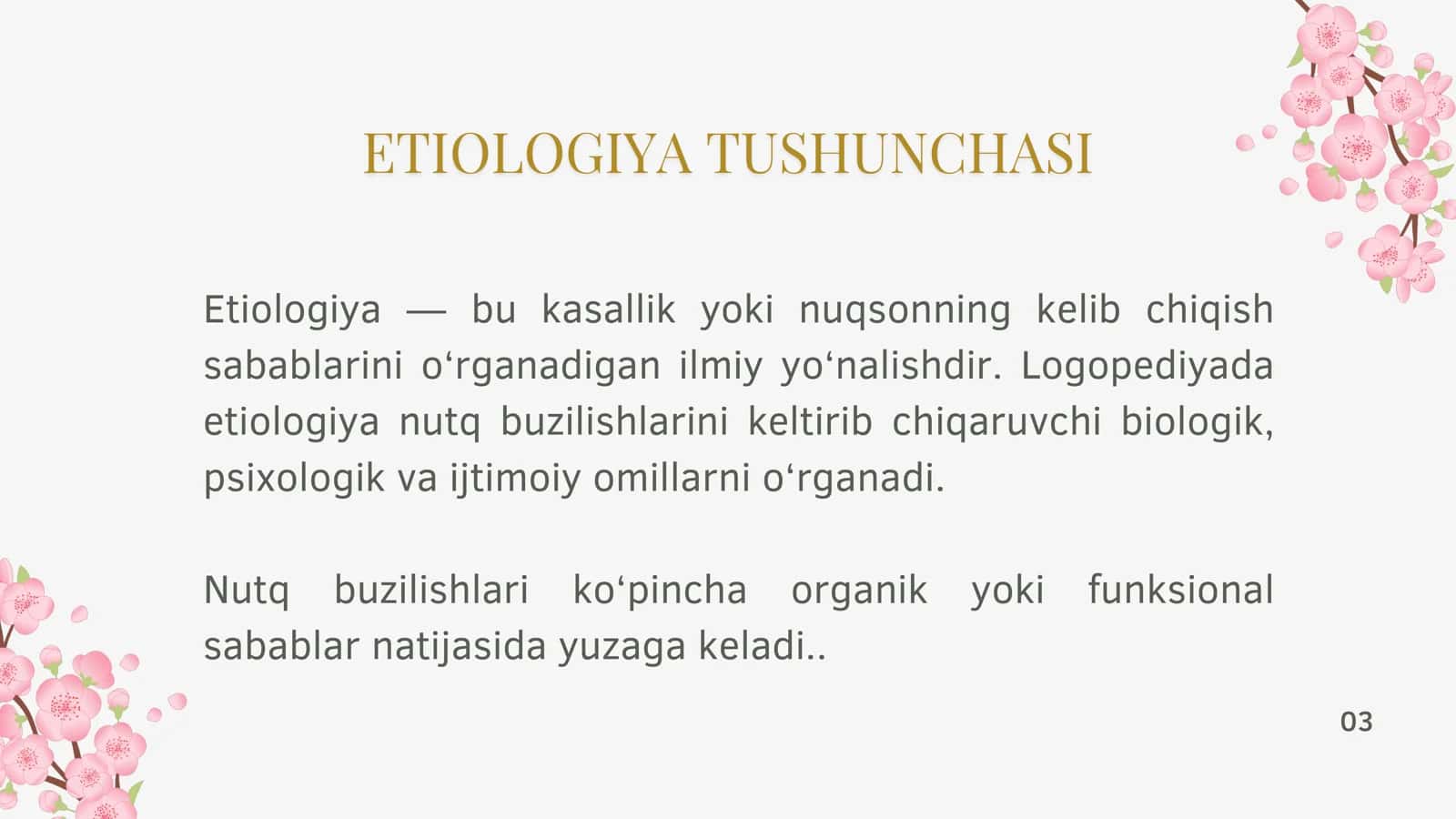 Nutqni tuzish turlari va ularni tuzatish. SLAYD 3