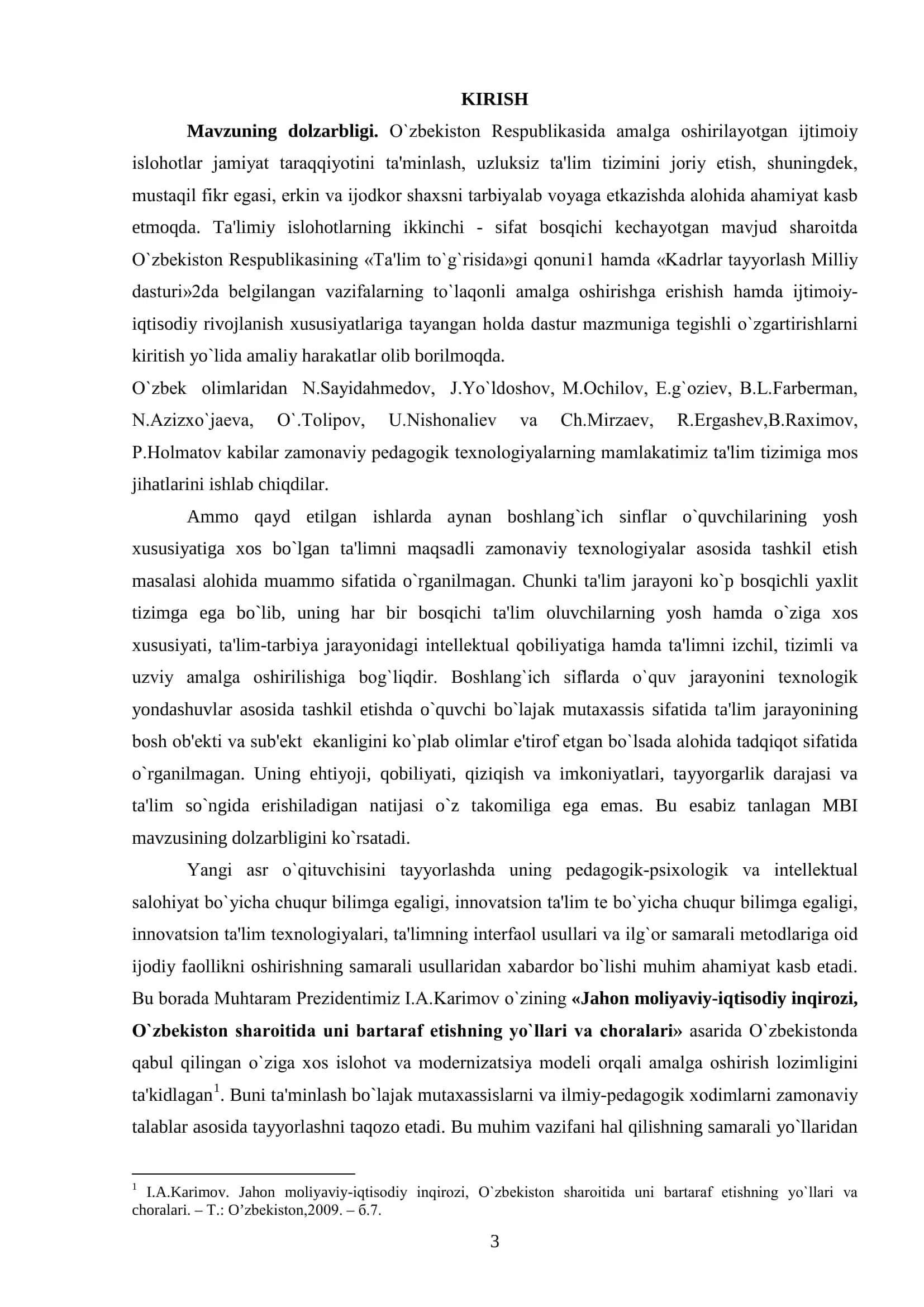 Boshlang`ich sinflarda epik va liro-epik asarlarni o`rganish mеtodikasi 3