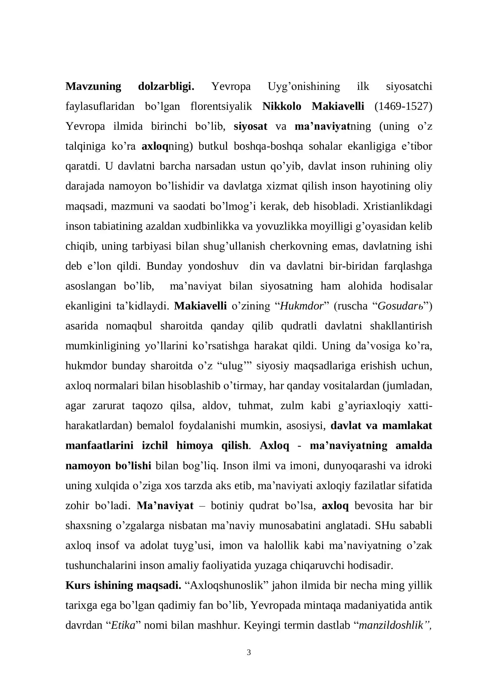 Xulq-Atvorda shaxs ma'naviyatining namoyon bolishi 3