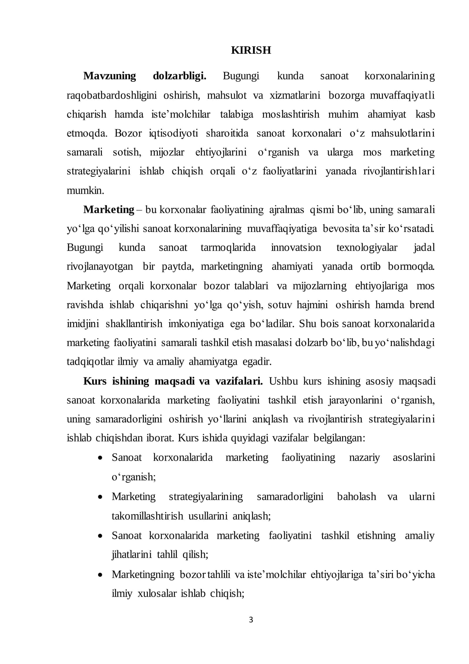 MARKETING STRATEGIYALARI VA ULARNI TASHKIL ETISHNING AHAMIYAT 3