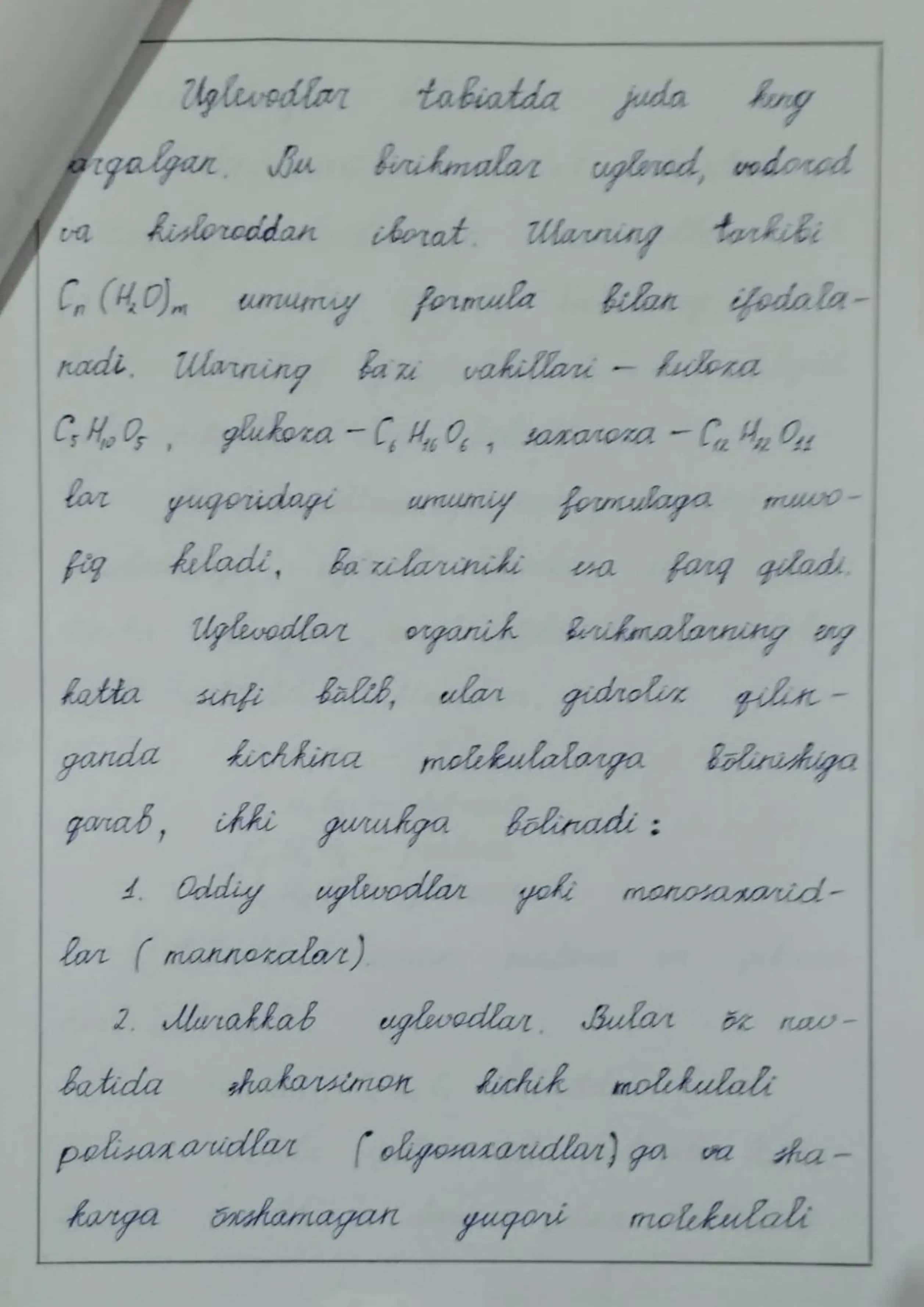 Uglevodlar 3