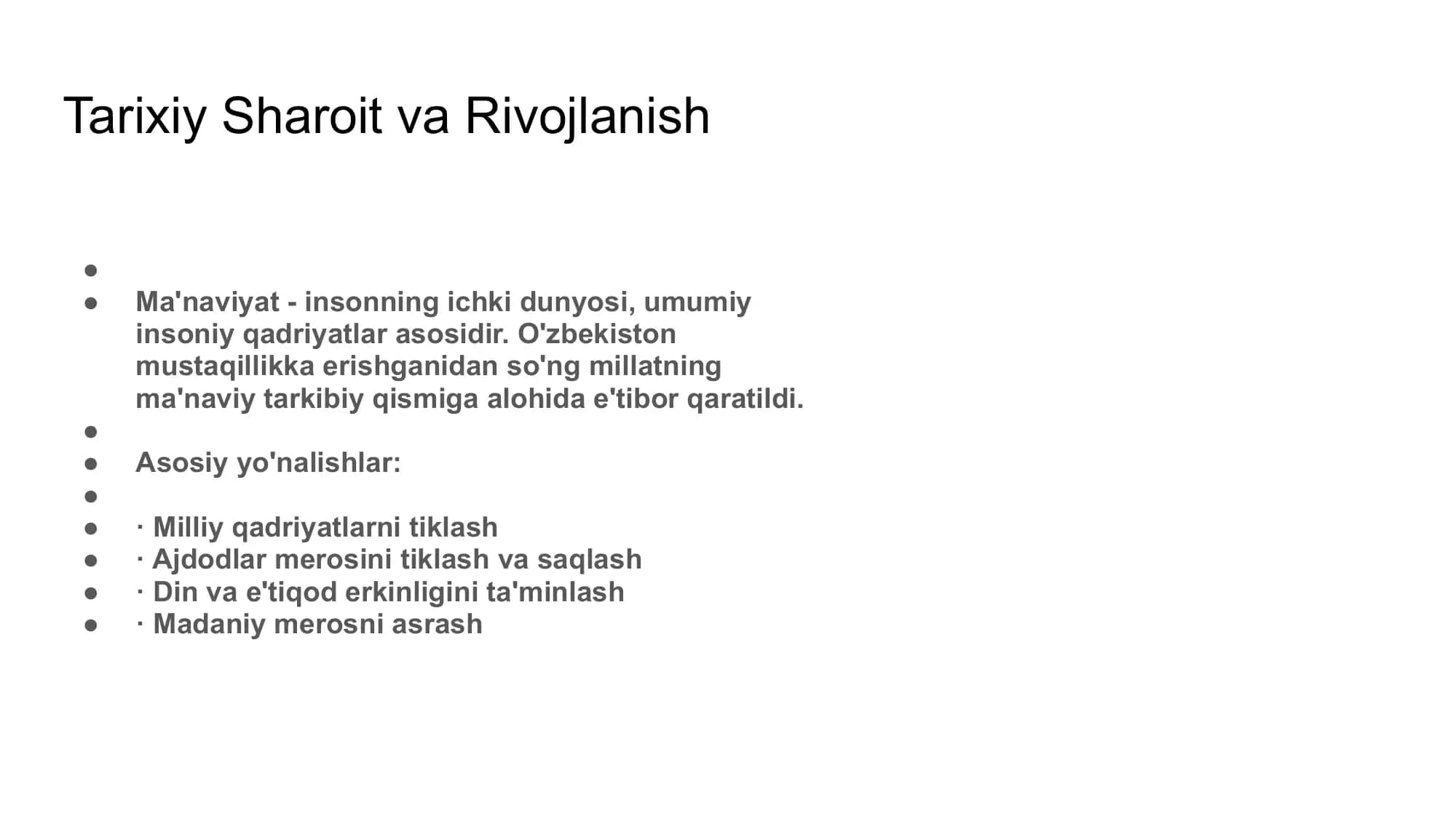 Ma'naviy-Ma'rifiy Islohotlar 3