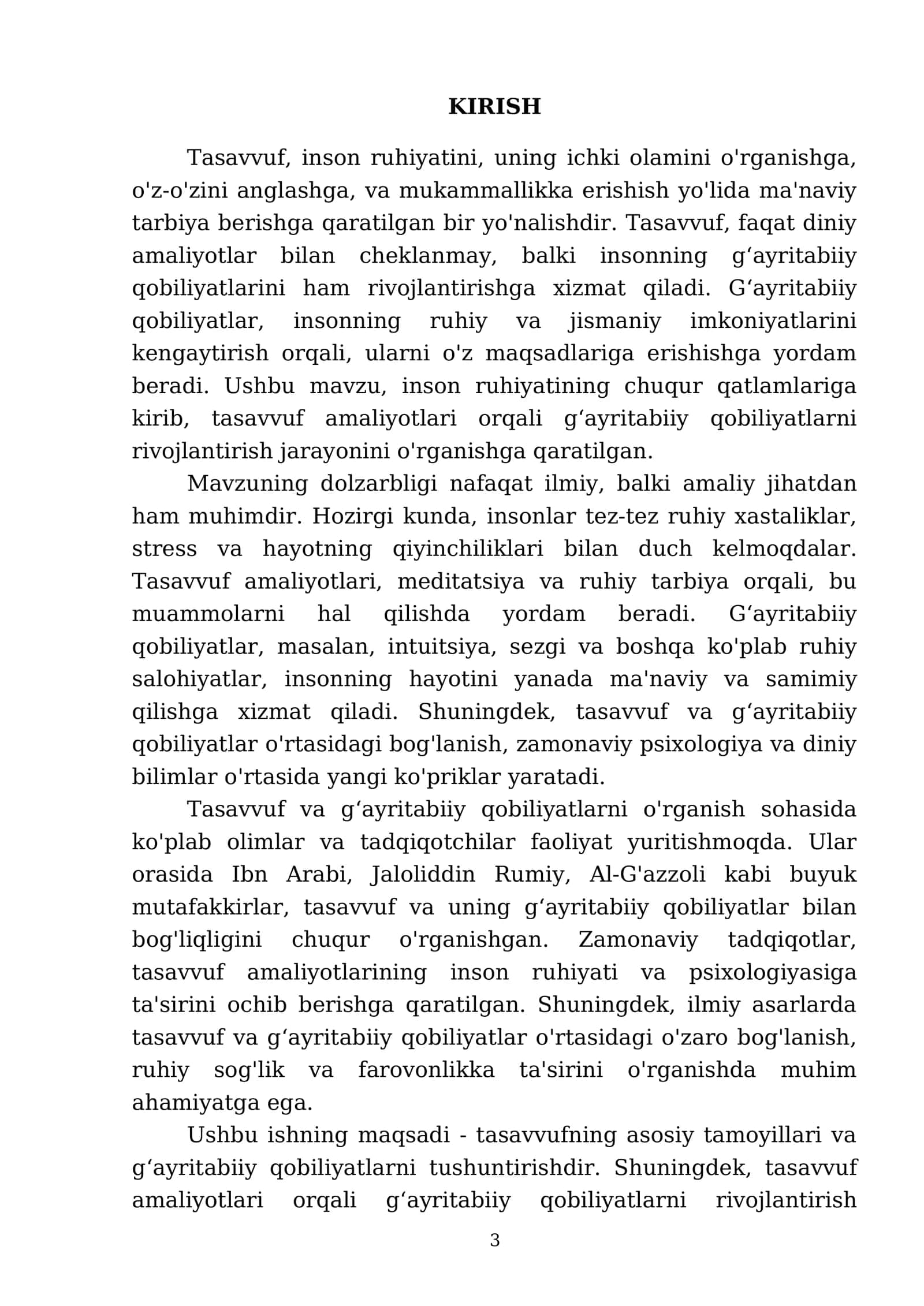 Tasavvuf va gʻayritabiiy qobilyatlarni rivojlantirish 3