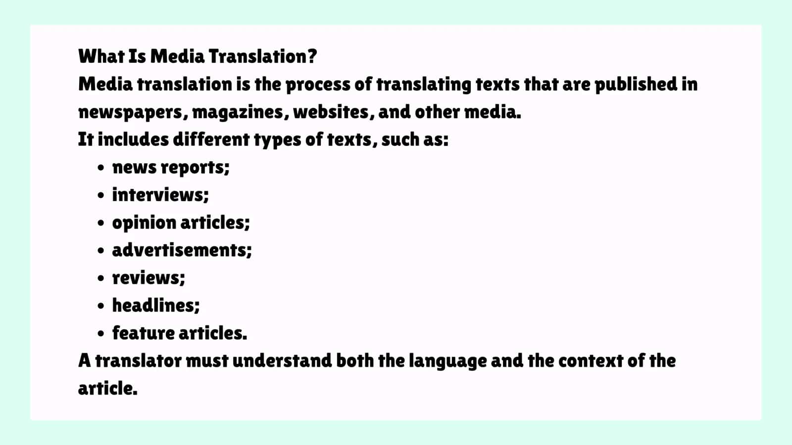 Amaliy tarjima fanidan mustaqil ish "Translation of
Newspaper and
Magazine Articles" 3
