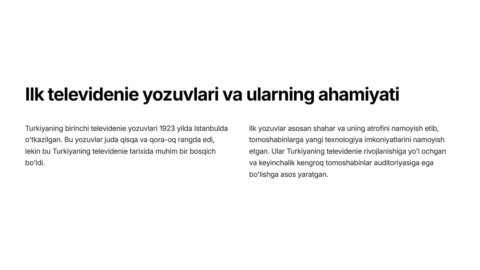 TURKIYA TELEVIDENIYASI TARIXI 3