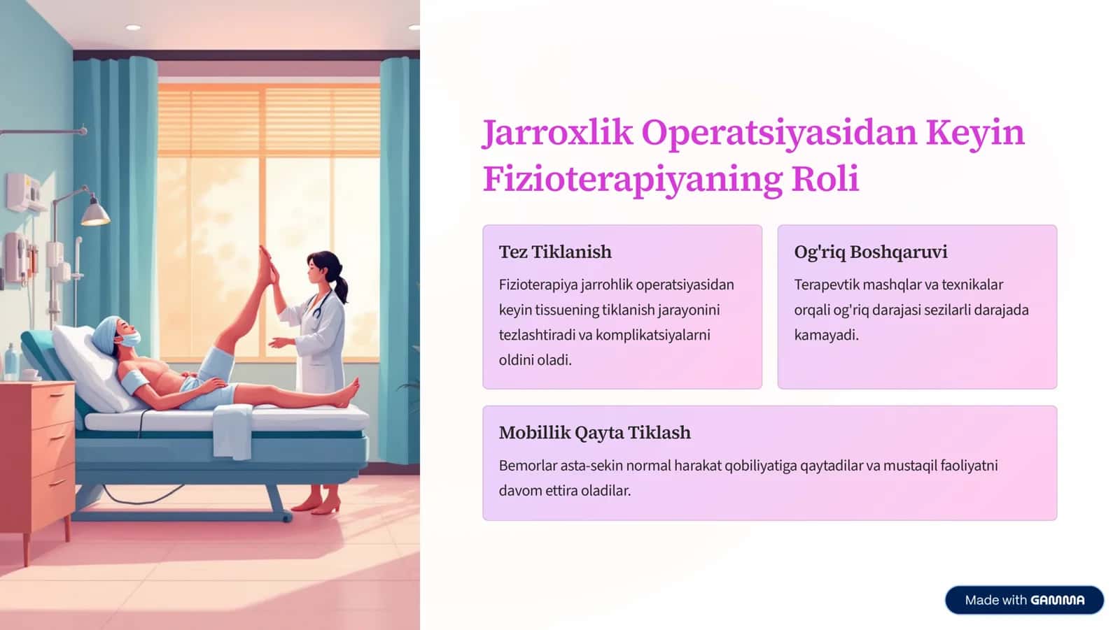 Jarroxlikda Fizioterapiya 3