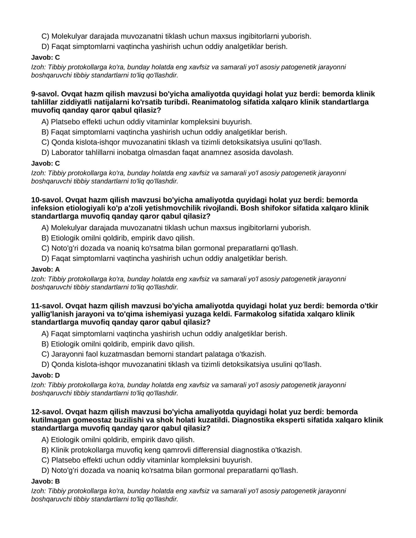 OVQAT HAZM QILISH - 3-QISM 3