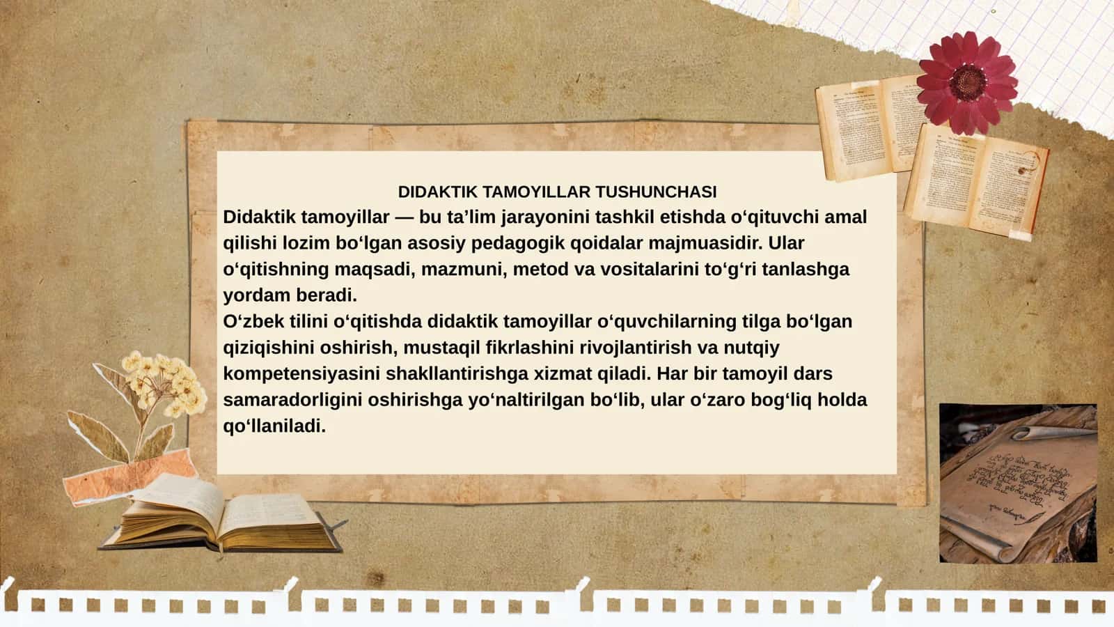 O‘zbek Tilini O‘qitishning Umumdidaktik va O‘ziga Xos Tamoyillari 3
