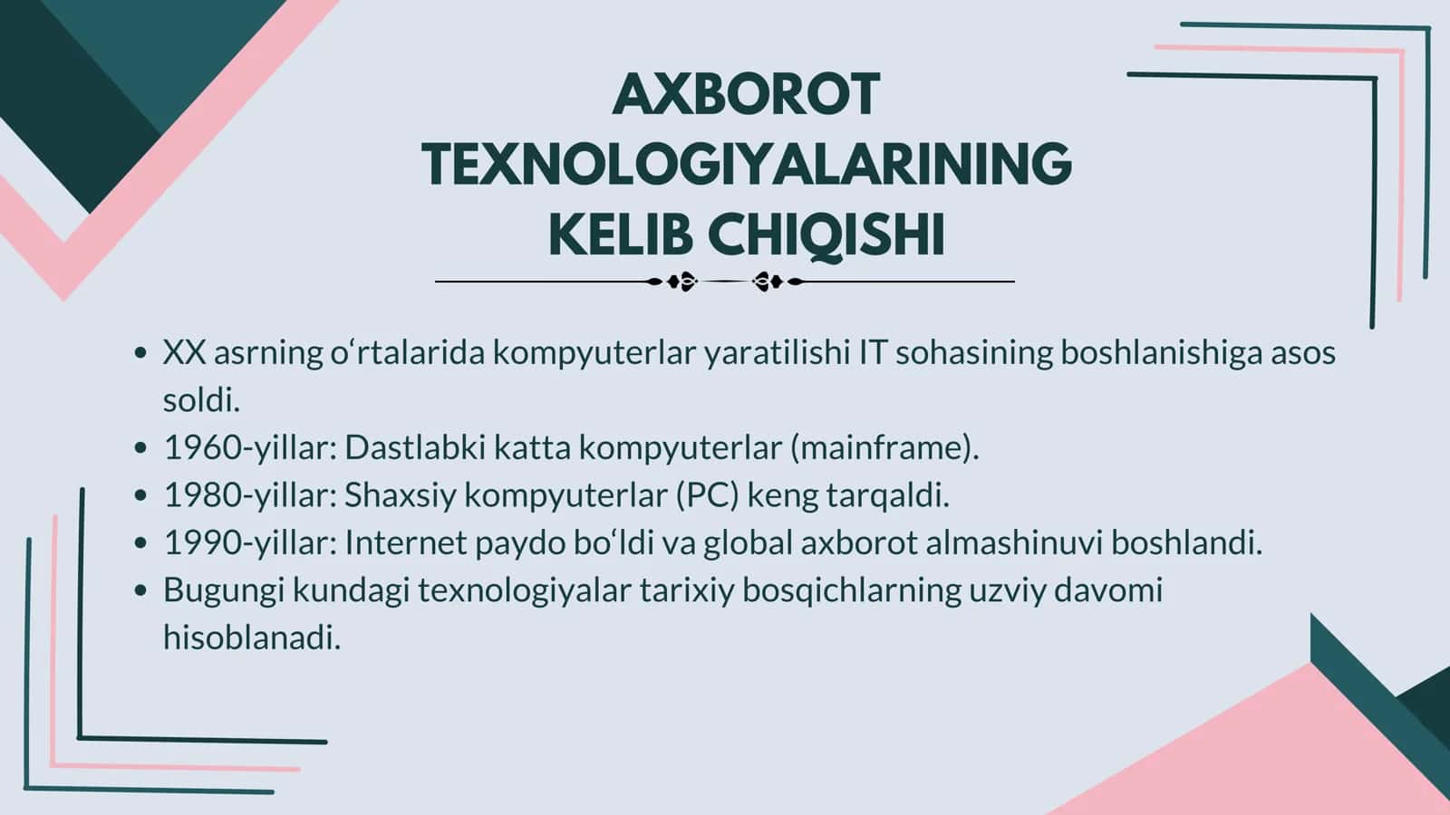 Zamonaviy axborot texnologiyalarining rivojlanish tendensiyalari 3