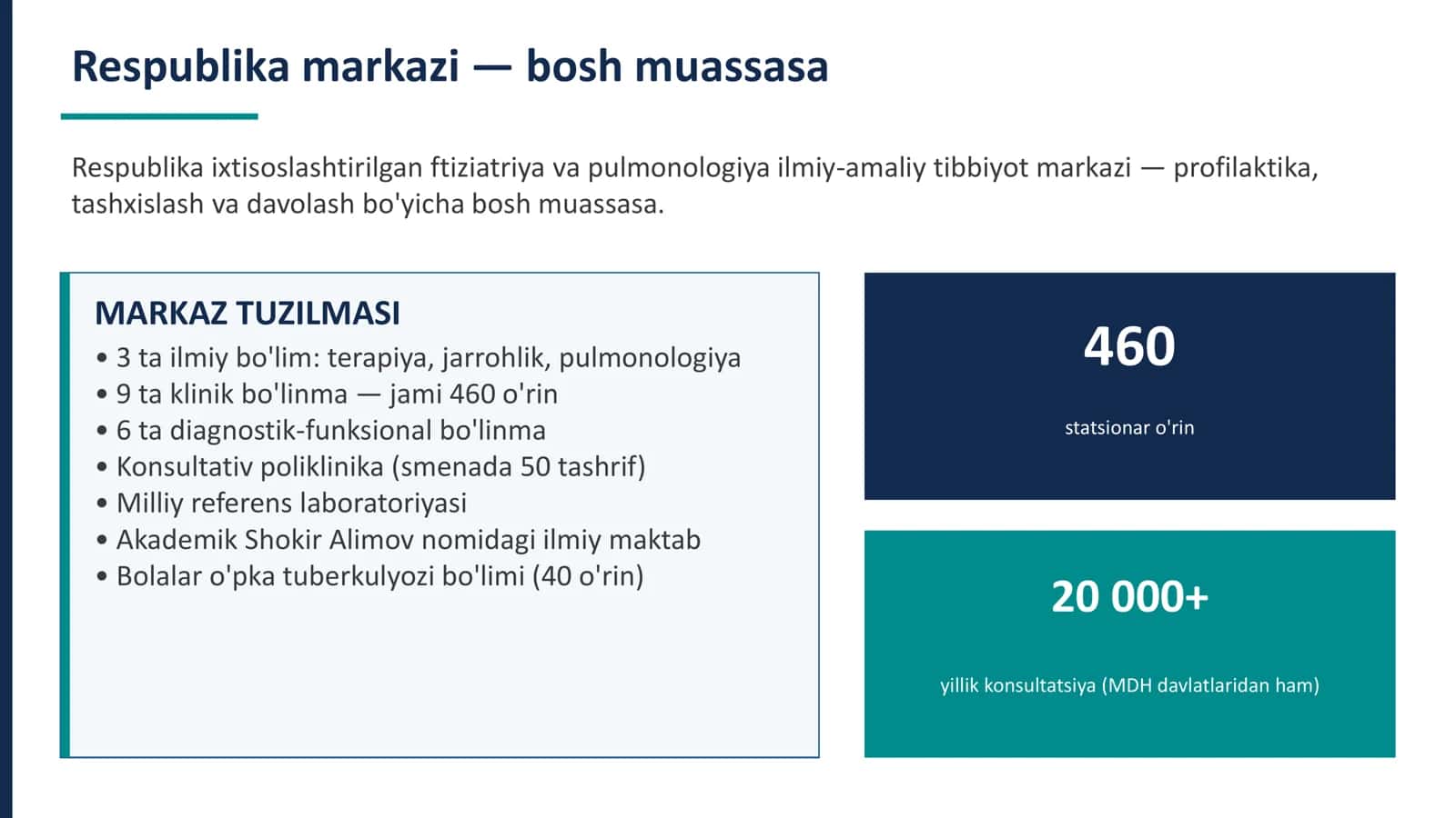 TUBERKULYOZGA QARSHI MUASSASALAR  Tuberkulez infeksiyasi o'chog'idagi epidemiyaga qarshi chora-tadbirlar rejasi. Profilaktika usullari 3