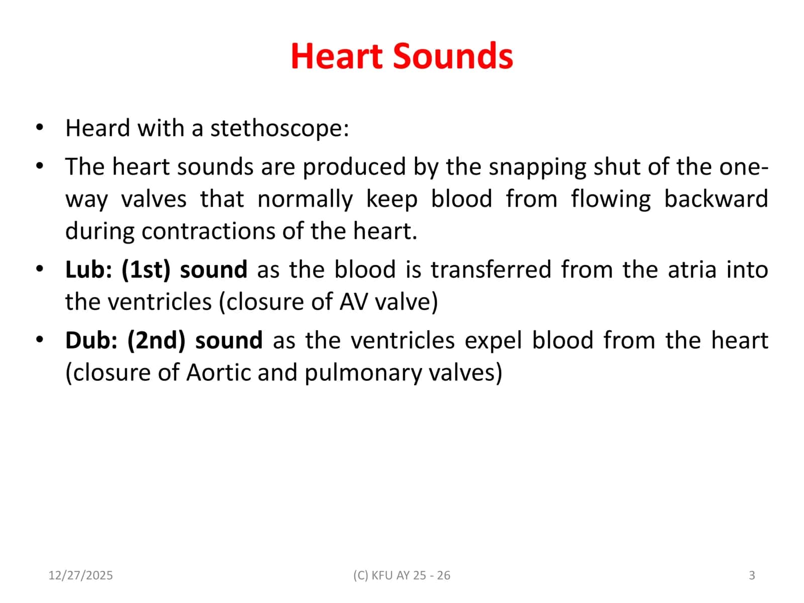 Heart Sounds 3