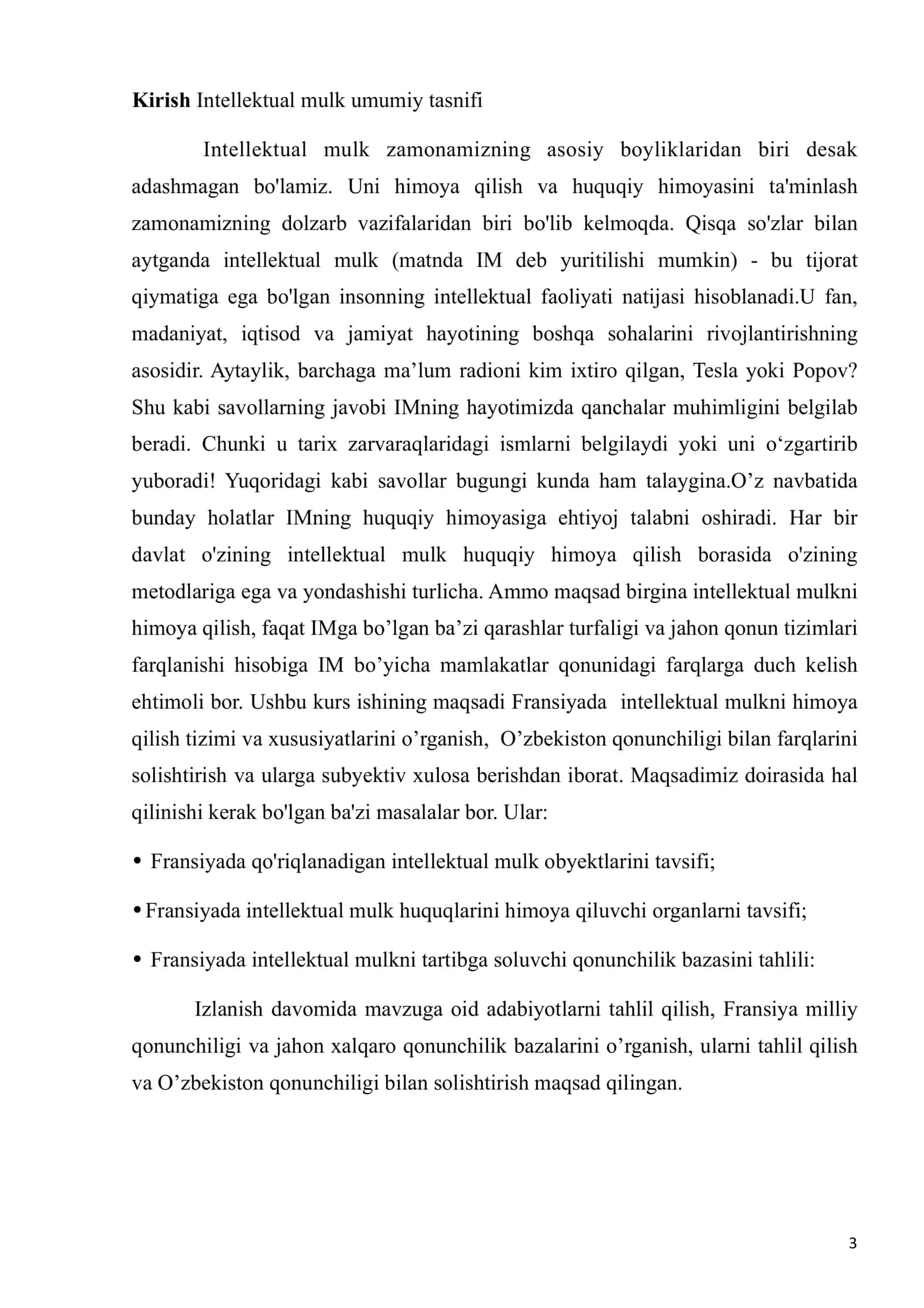 Fransiyada intellektual mulkni himoya qilish tizimi va xususiyatlari 3