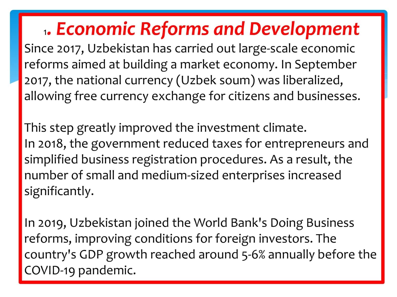Achievements of Uzbekistan in the Years of Independence 3