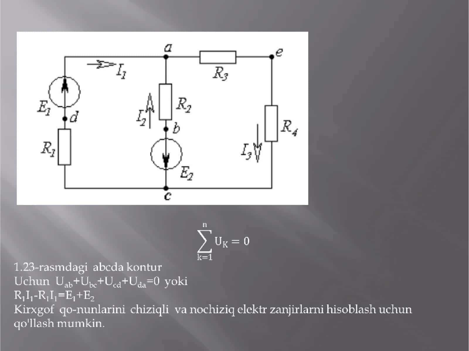 KRIXGOF QONUNLARI 3