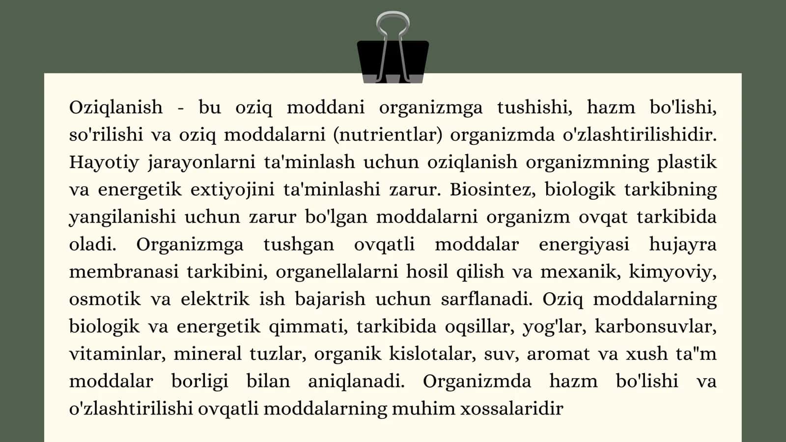 Ovqatlanishning fiziologik boshqarilishi. Tana xaroratining boshqarilishi 3