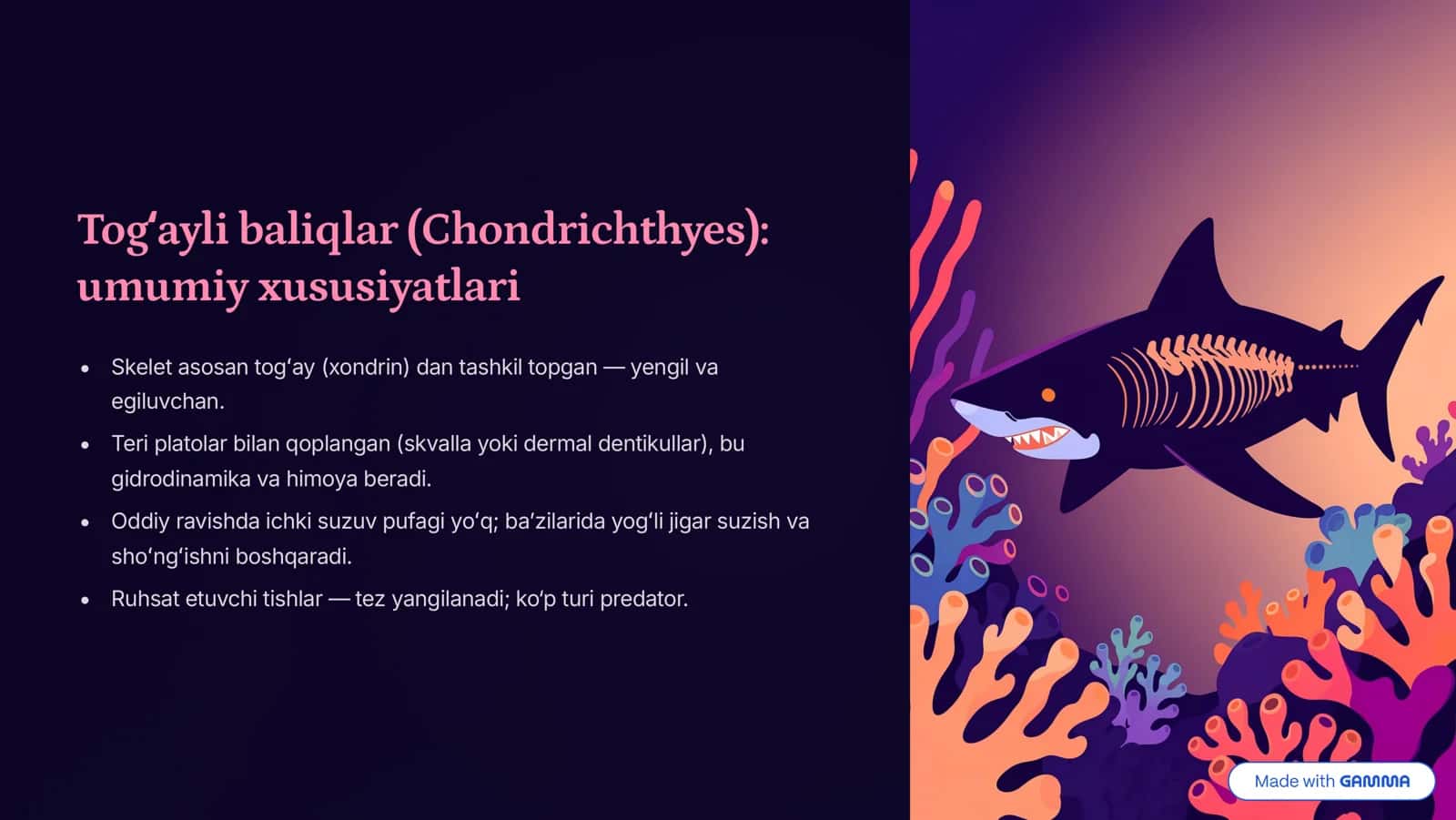 Togʻayli va Suyakli Baliqlar 3
