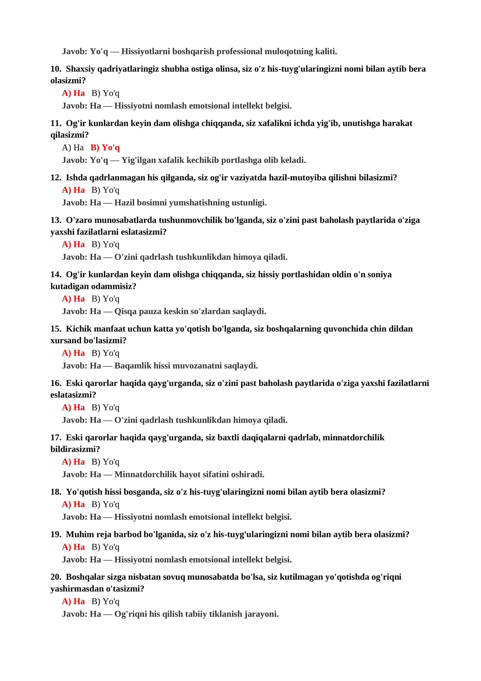 TA'LIM PSIXOLOGIYASI FANIDAN TESTLAR 3