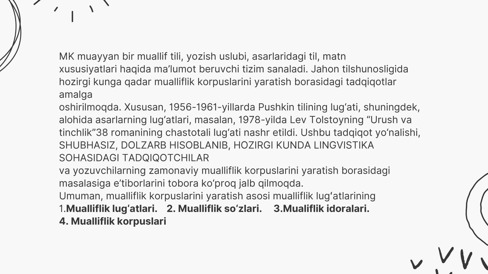 MUALLIFLIK KORPUSI 3