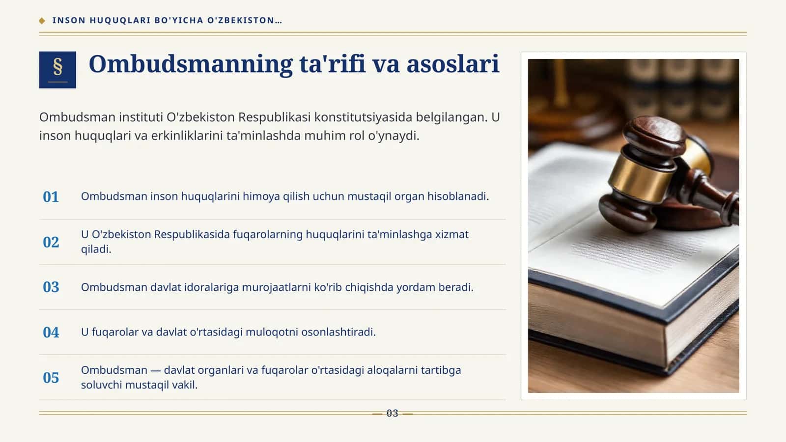 Ombudsmanning huquqiy maqomi 3