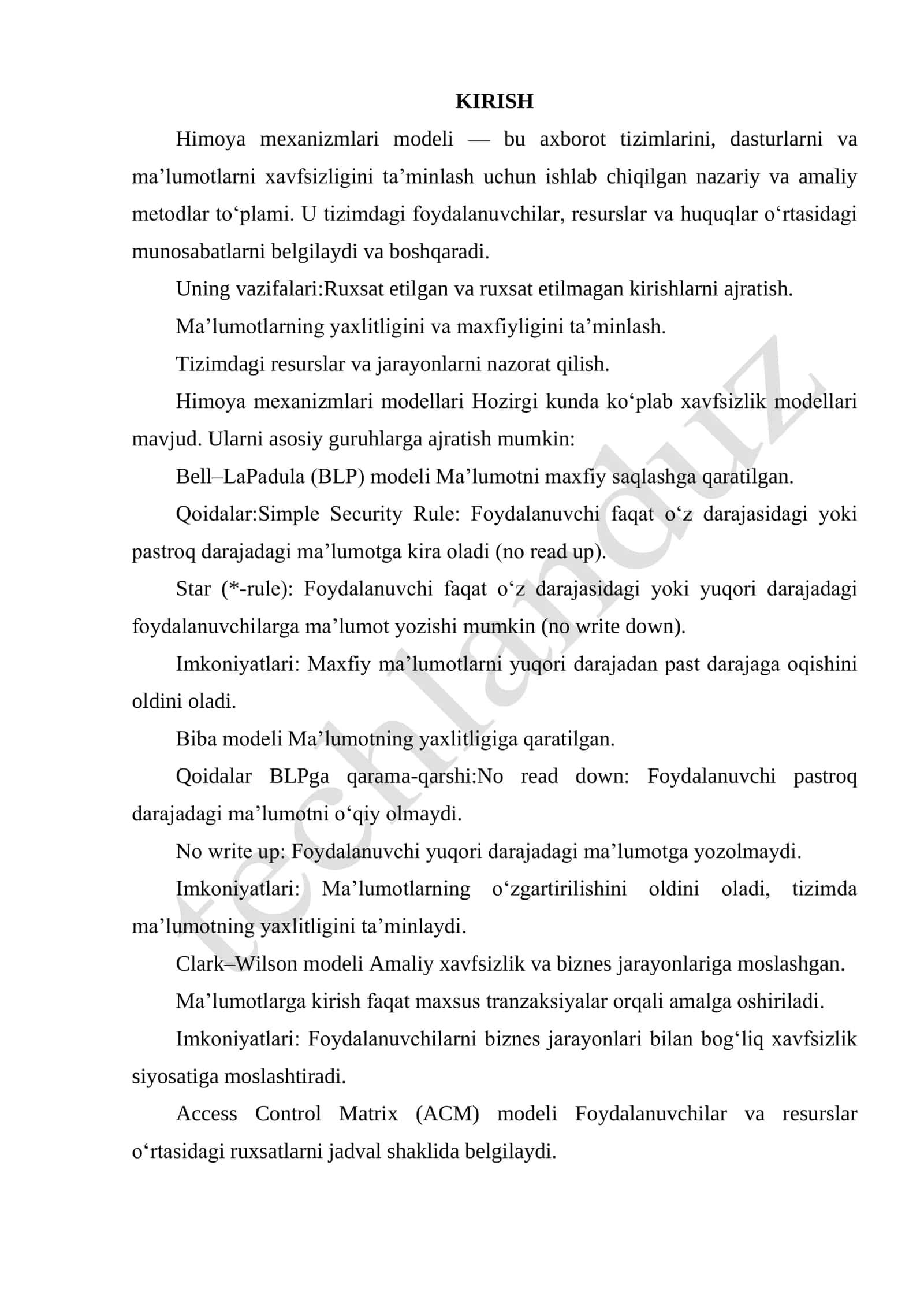 Himoya mexanizmlari modeli 3