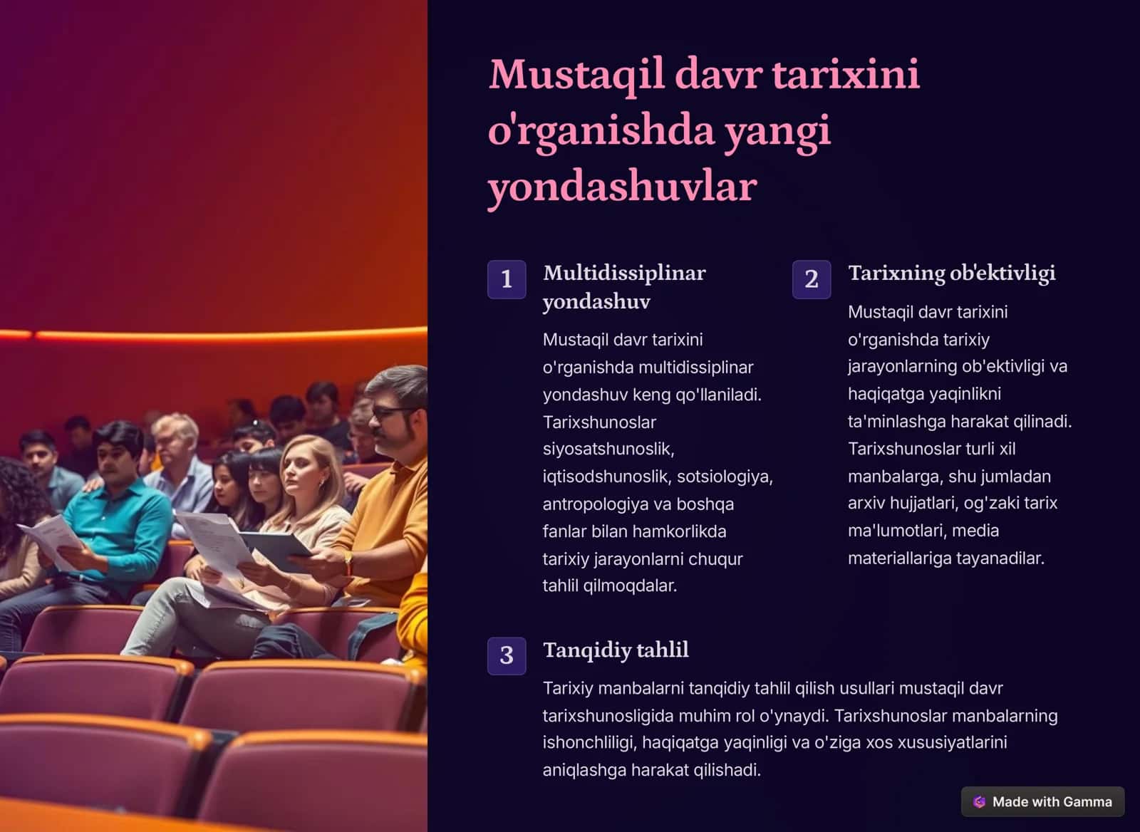 Mustaqil davr tarixshunosligi: Yangi davr, yangi istiqbollar 3