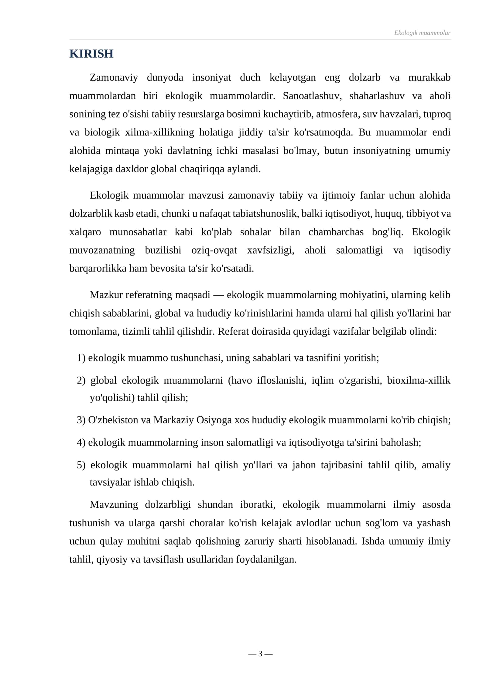 Referat ekologik muammolar 3
